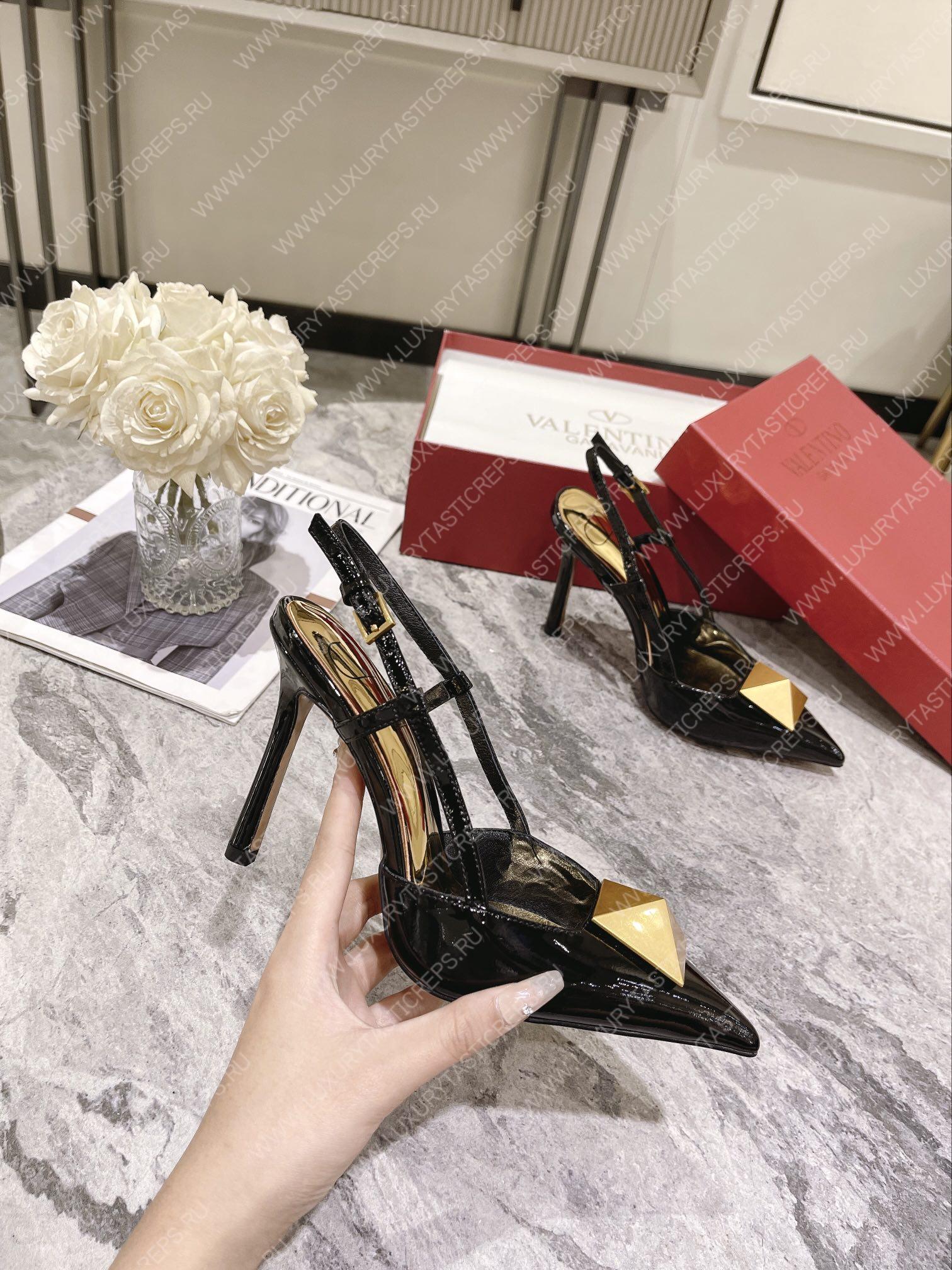 VALENTINO SLINGBACK BLACK WS0R01TMK