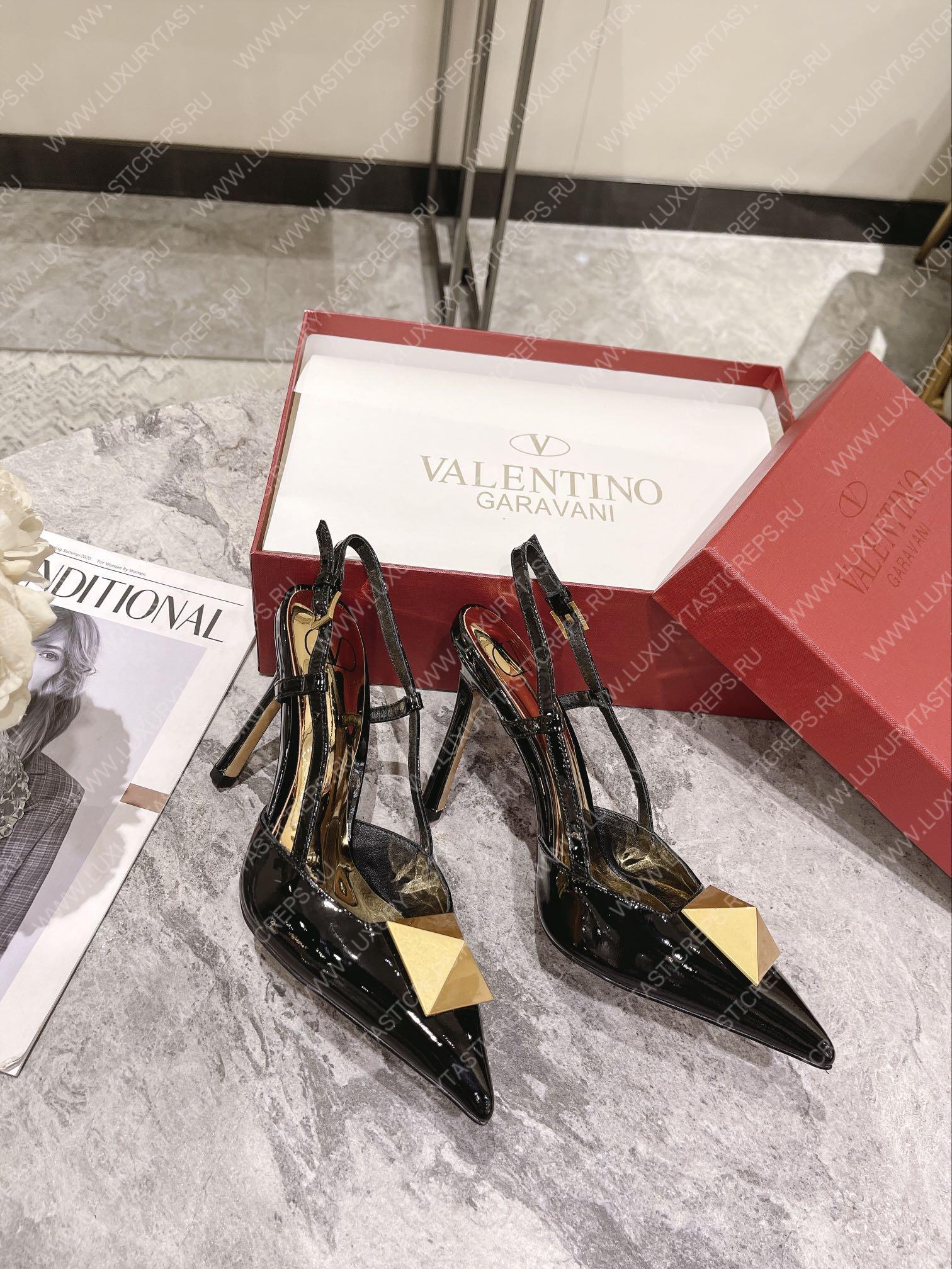 VALENTINO SLINGBACK BLACK WS0R01TMK