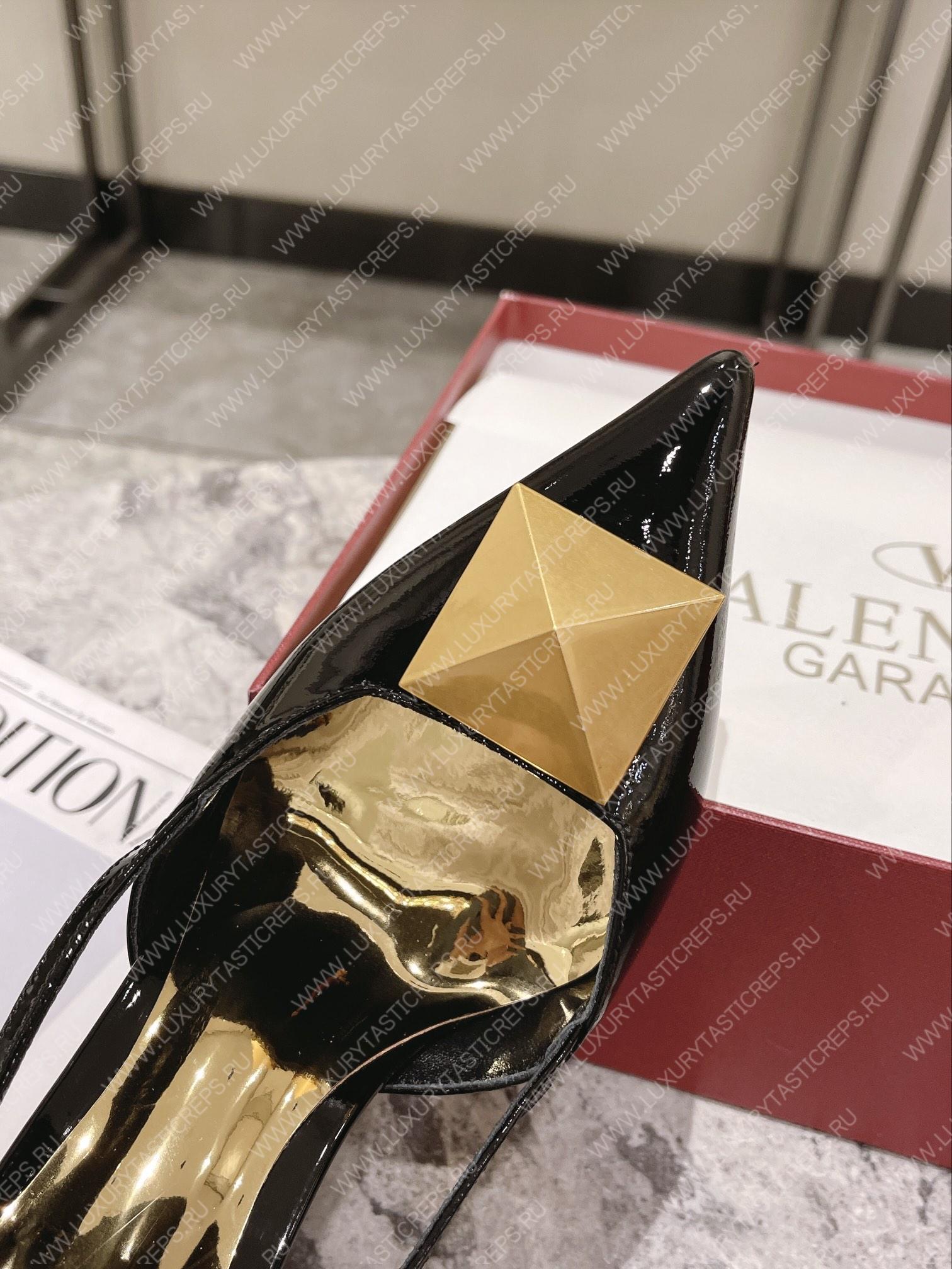 VALENTINO SLINGBACK BLACK WS0R01TMK