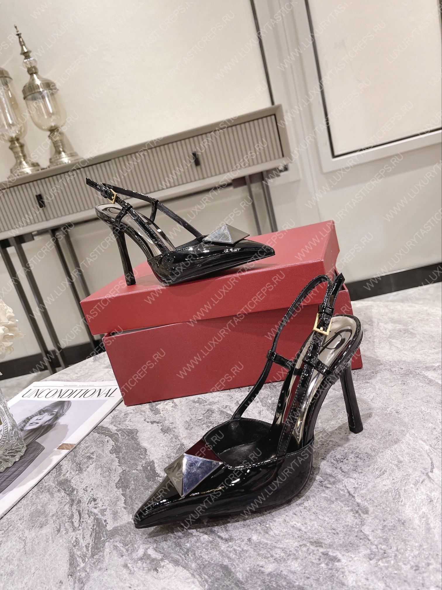 VALENTINO SLINGBACK BLACK WS0R01TMK