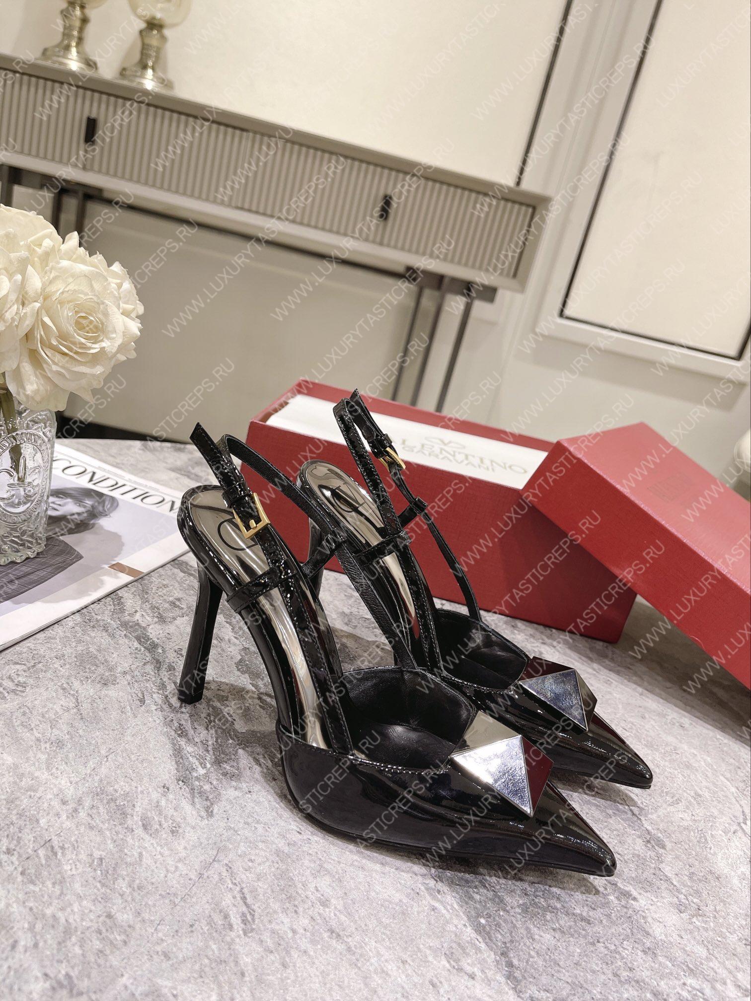 VALENTINO SLINGBACK BLACK WS0R01TMK