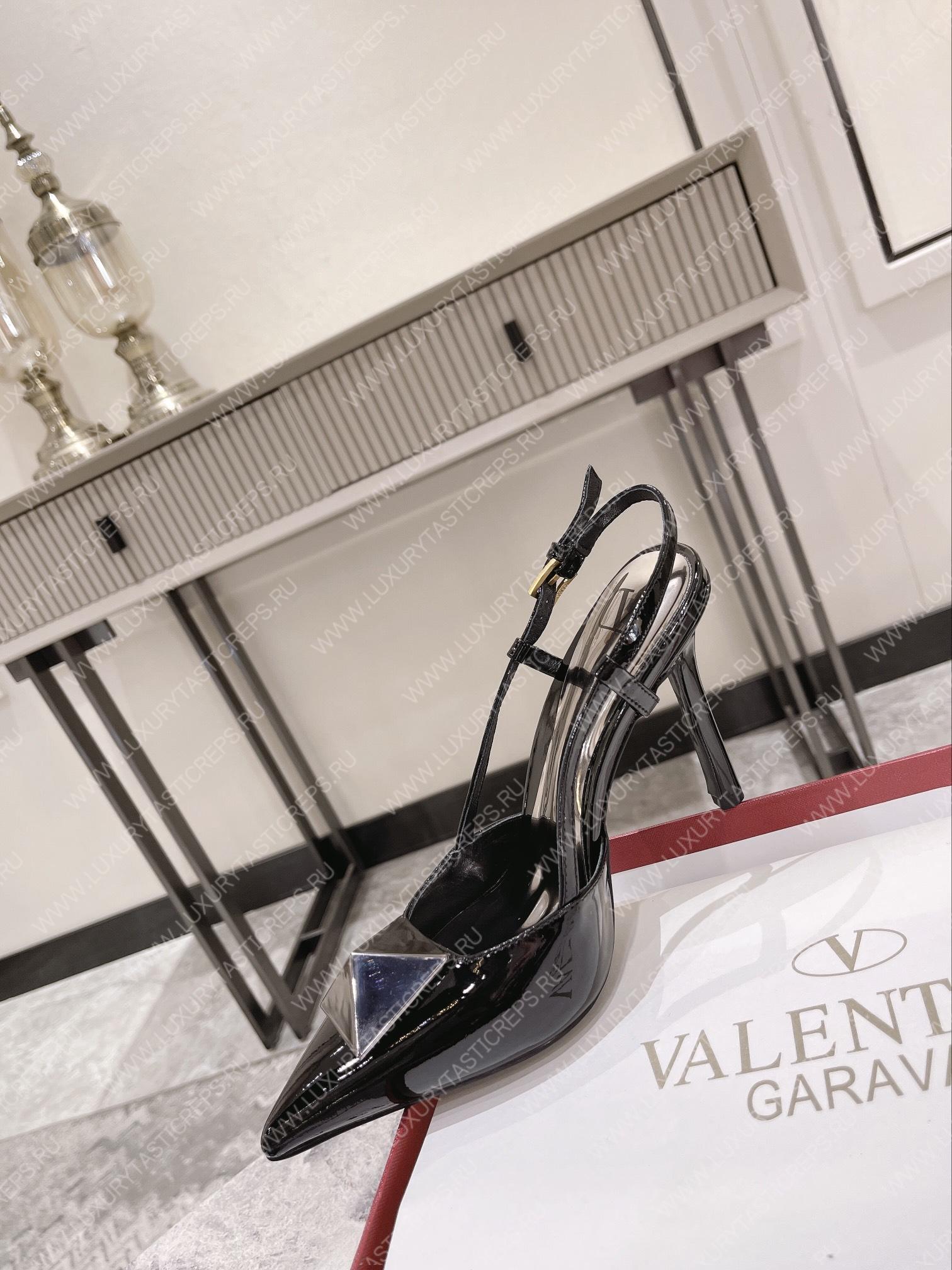 VALENTINO SLINGBACK BLACK WS0R01TMK