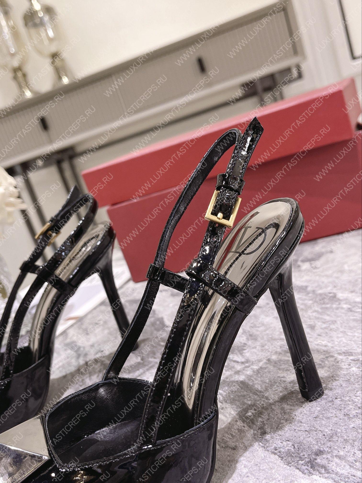VALENTINO SLINGBACK BLACK WS0R01TMK