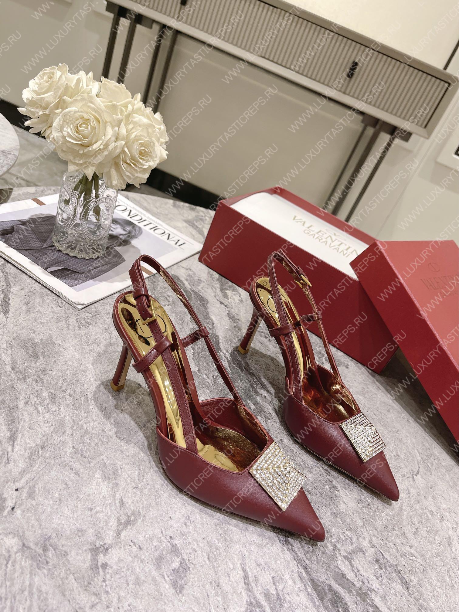 VALENTINO SLINGBACK LIGHT IVORY WS0R01TMK