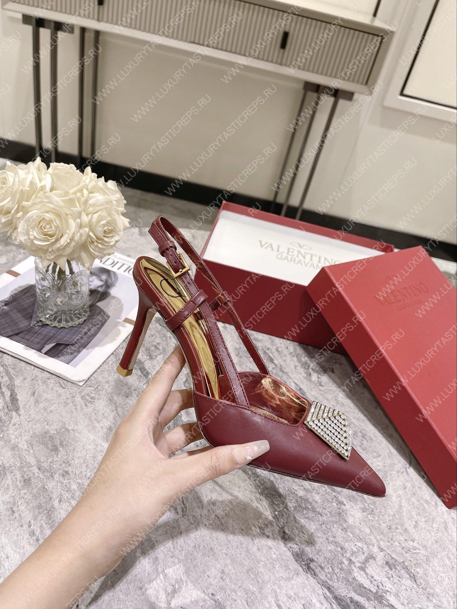 VALENTINO SLINGBACK LIGHT IVORY WS0R01TMK