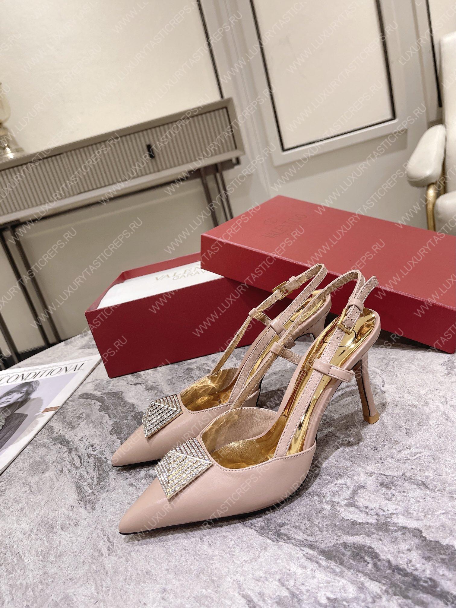 VALENTINO SLINGBACK ROSE CANELLE WS0R01TMK