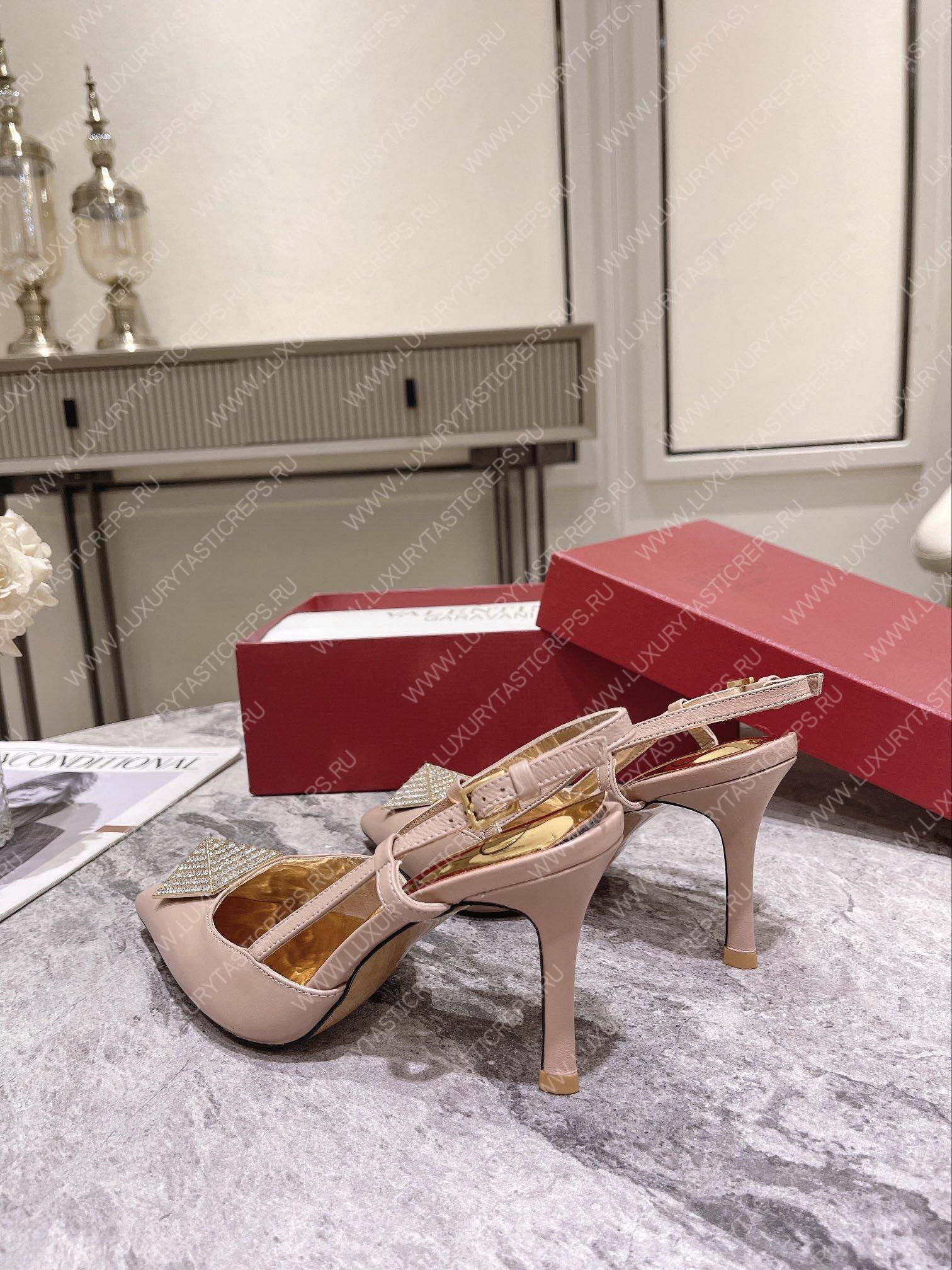 VALENTINO SLINGBACK ROSE CANELLE WS0R01TMK