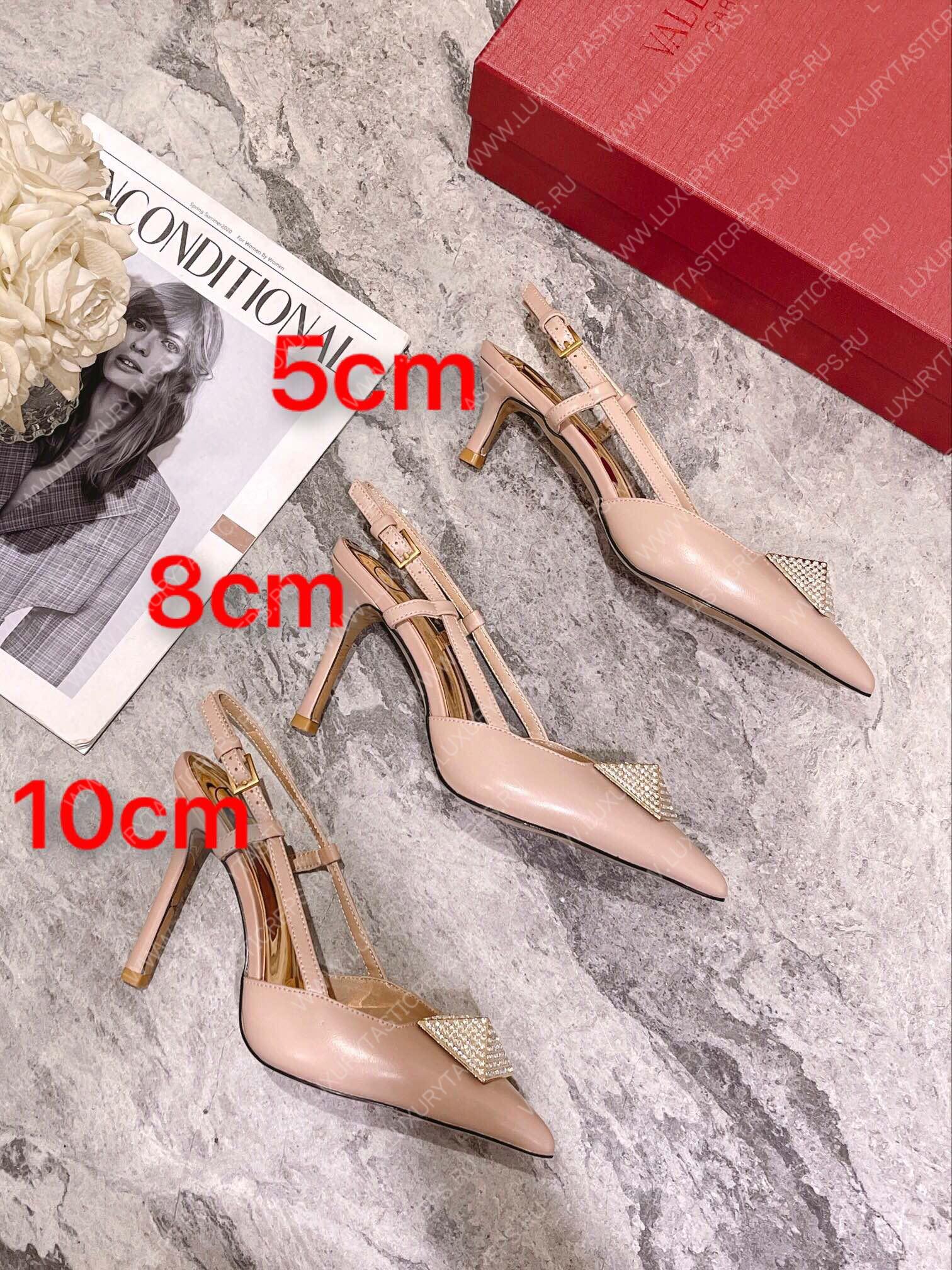 VALENTINO SLINGBACK ROSE CANELLE WS0R01TMK