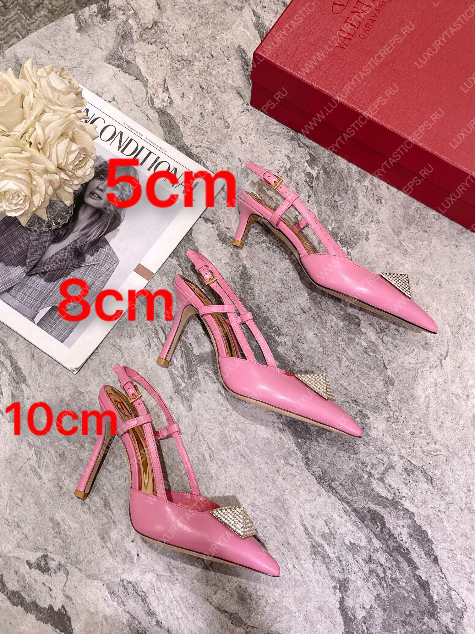 VALENTINO SLINGBACK PINK WS0R01TMK