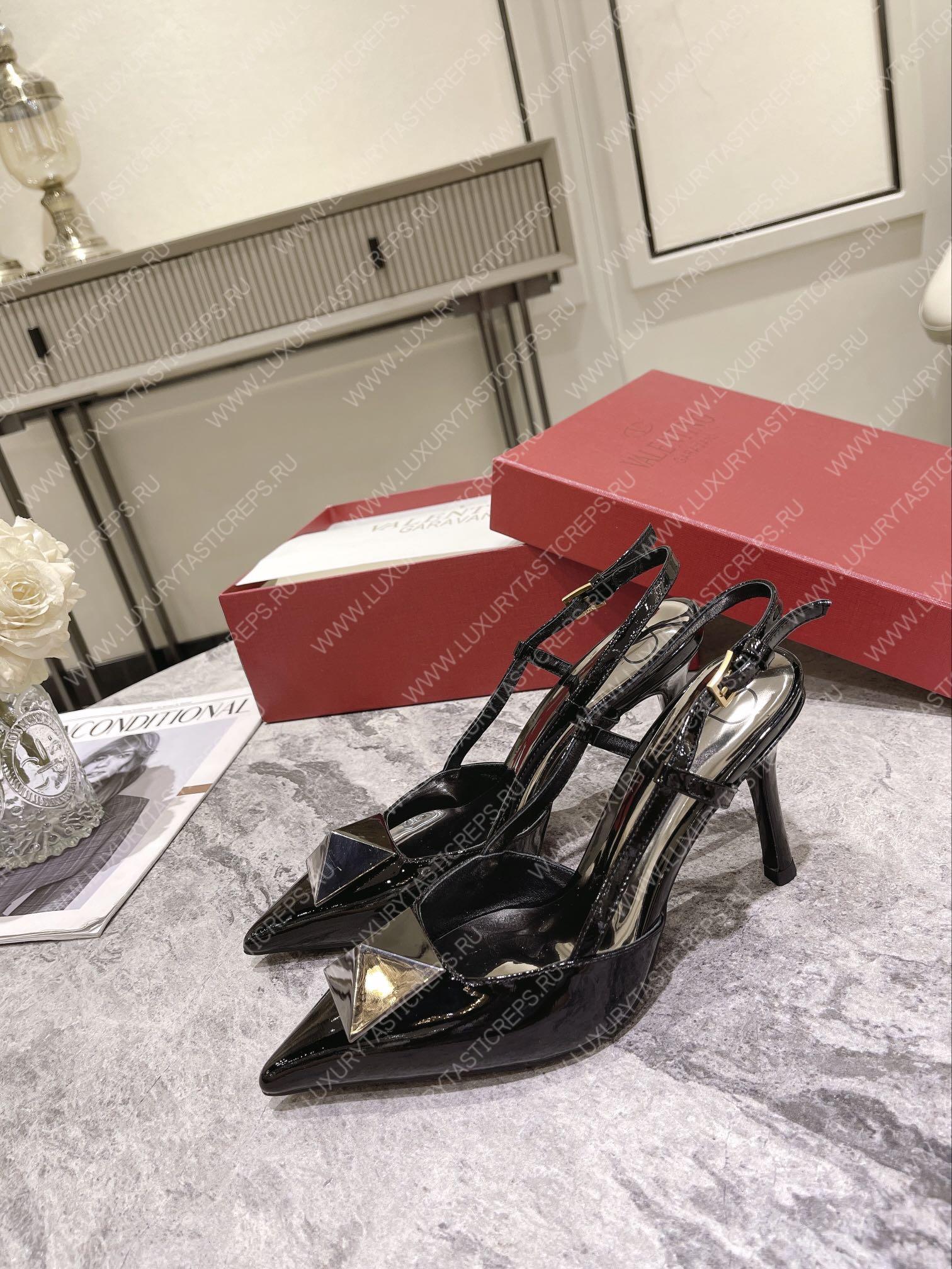 VALENTINO SLINGBACK BLACK WS0R01TMK