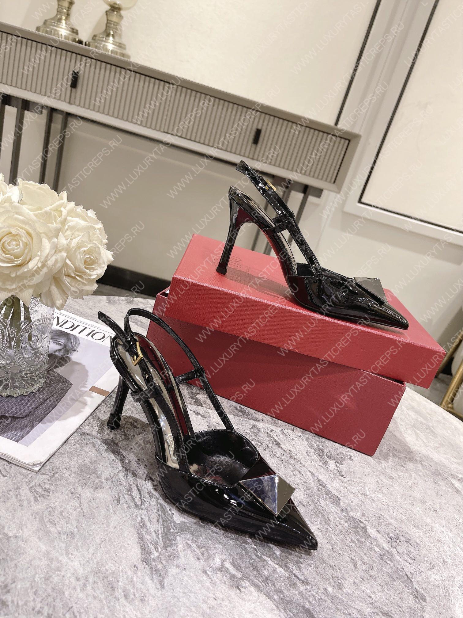 VALENTINO SLINGBACK BLACK WS0R01TMK