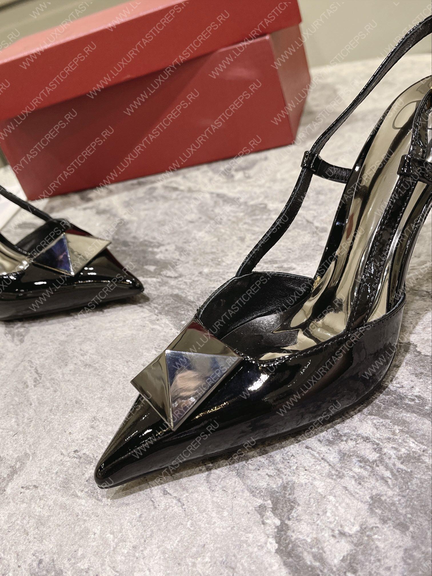 VALENTINO SLINGBACK BLACK WS0R01TMK