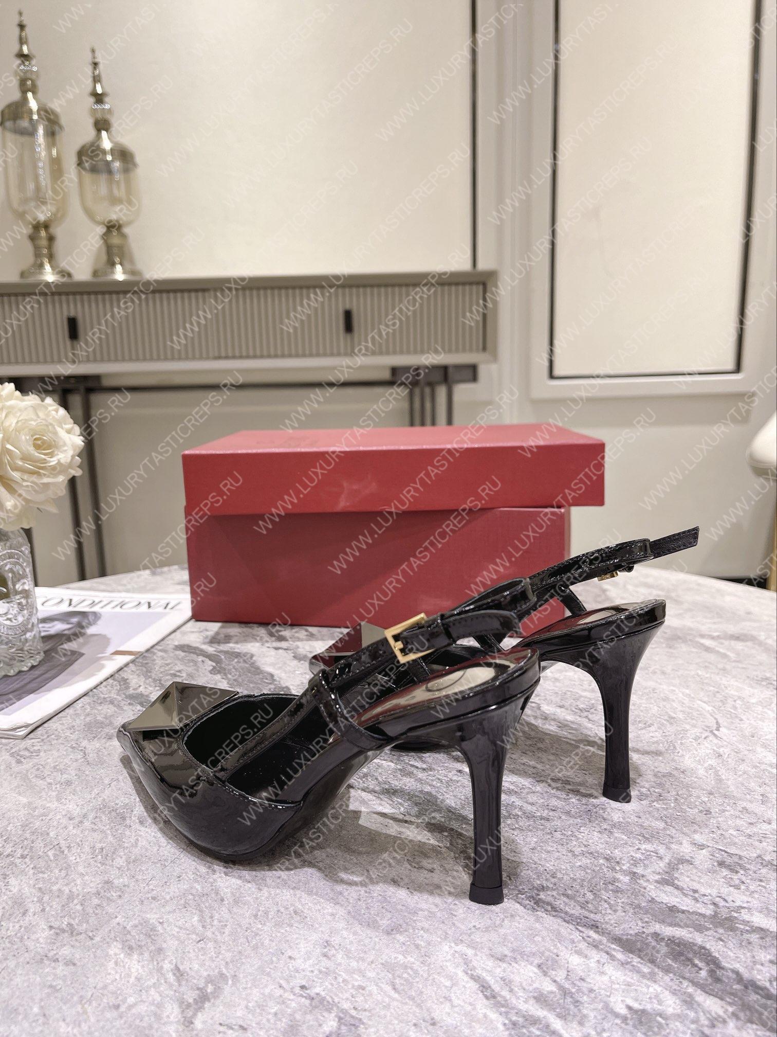 VALENTINO SLINGBACK BLACK WS0R01TMK