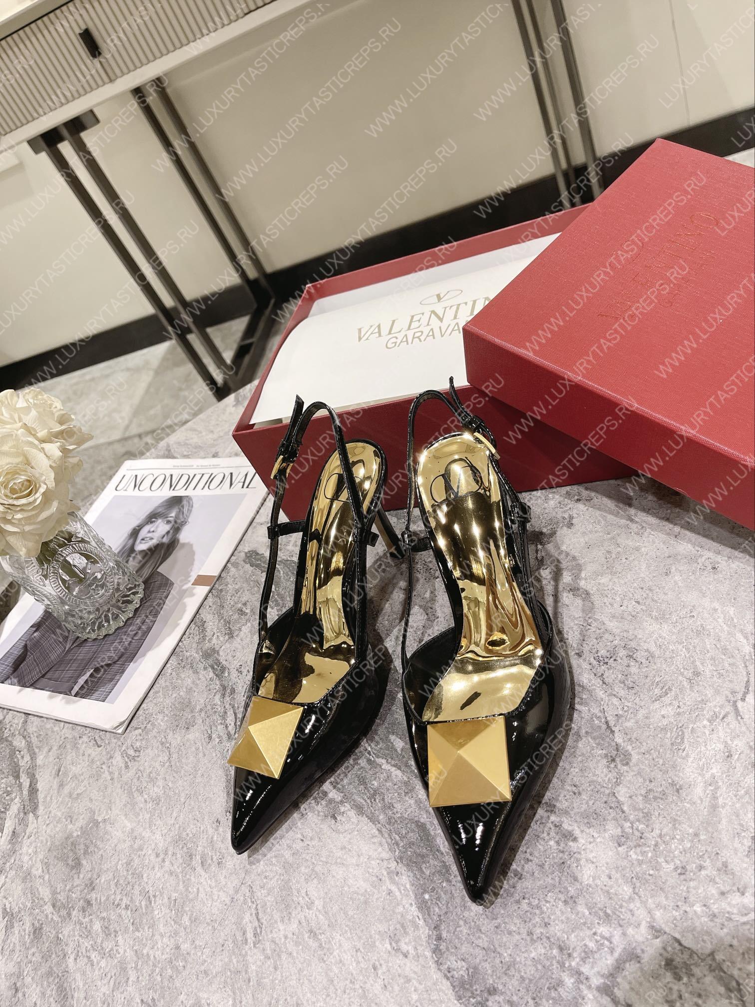 VALENTINO SLINGBACK BLACK WS0R01TMK