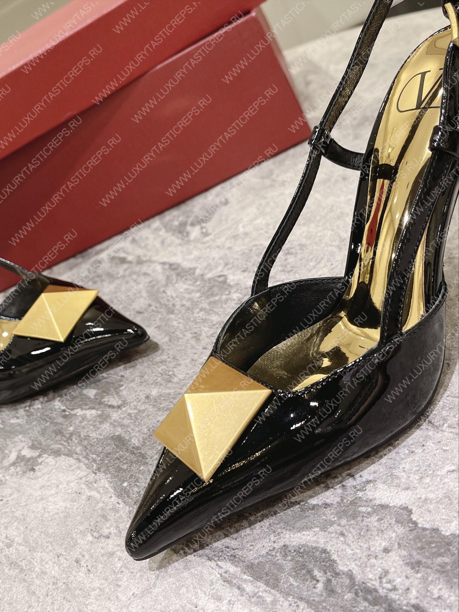 VALENTINO SLINGBACK BLACK WS0R01TMK