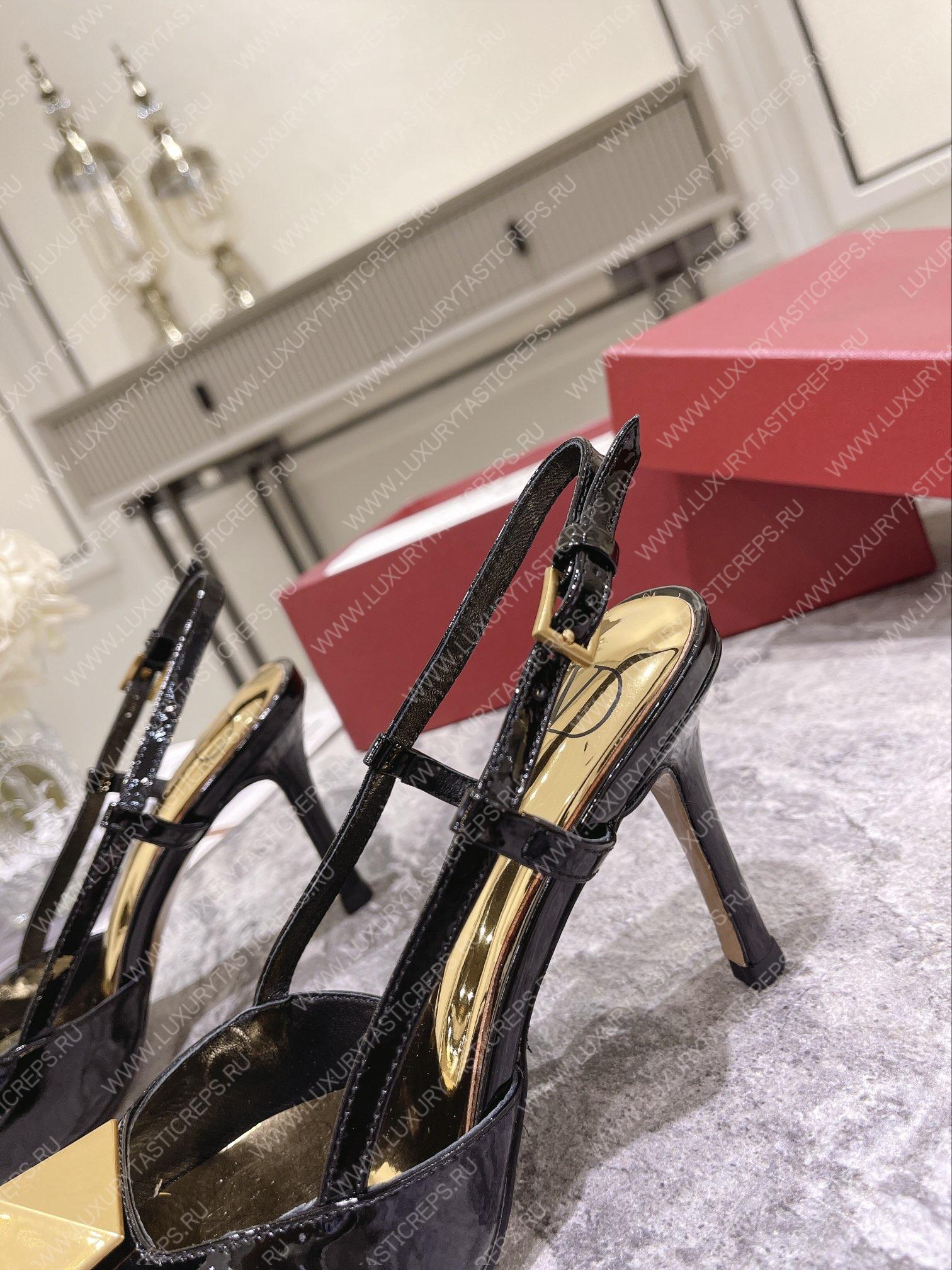 VALENTINO SLINGBACK BLACK WS0R01TMK
