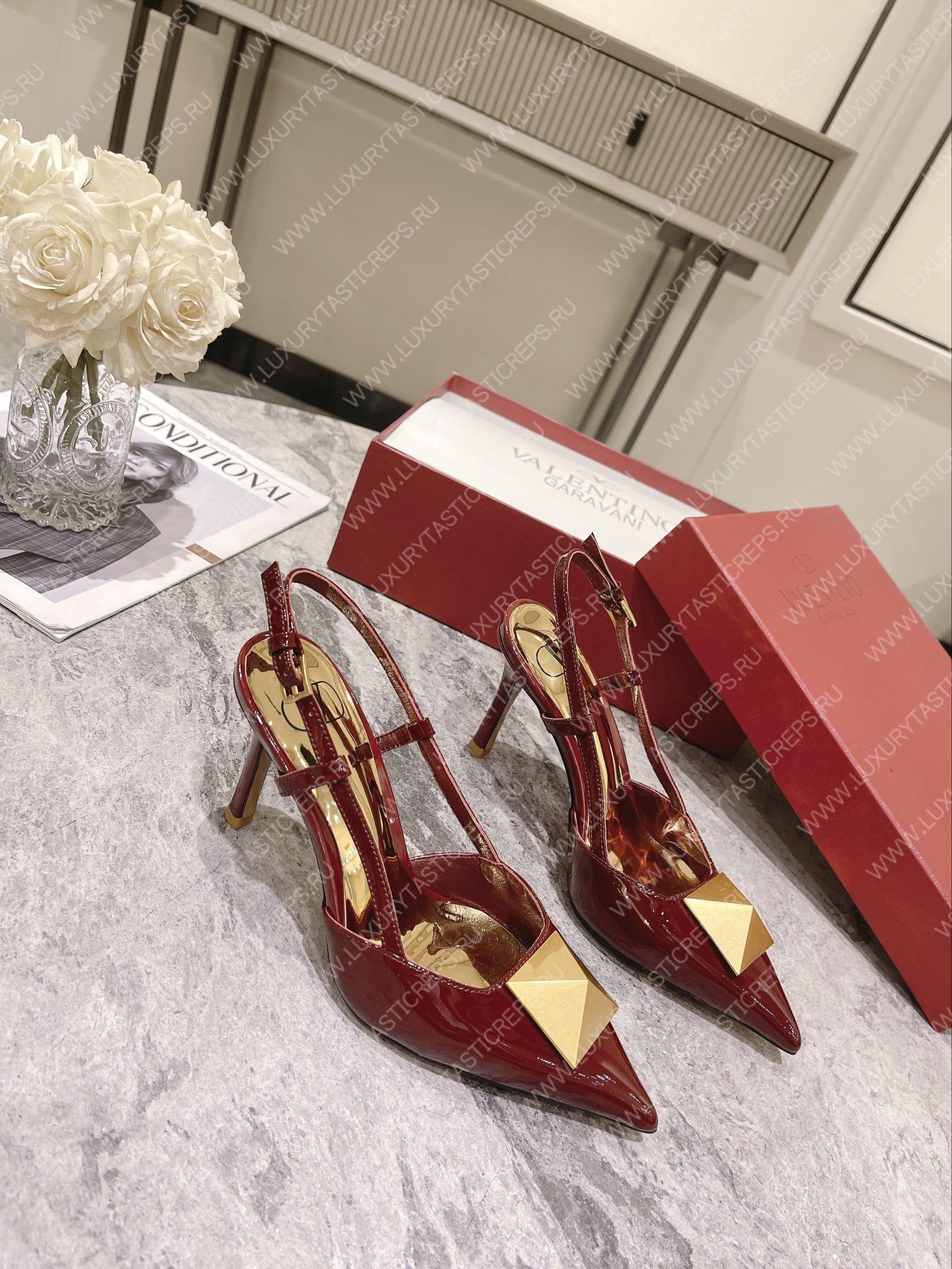 VALENTINO SLINGBACK RED WS0R01TMK