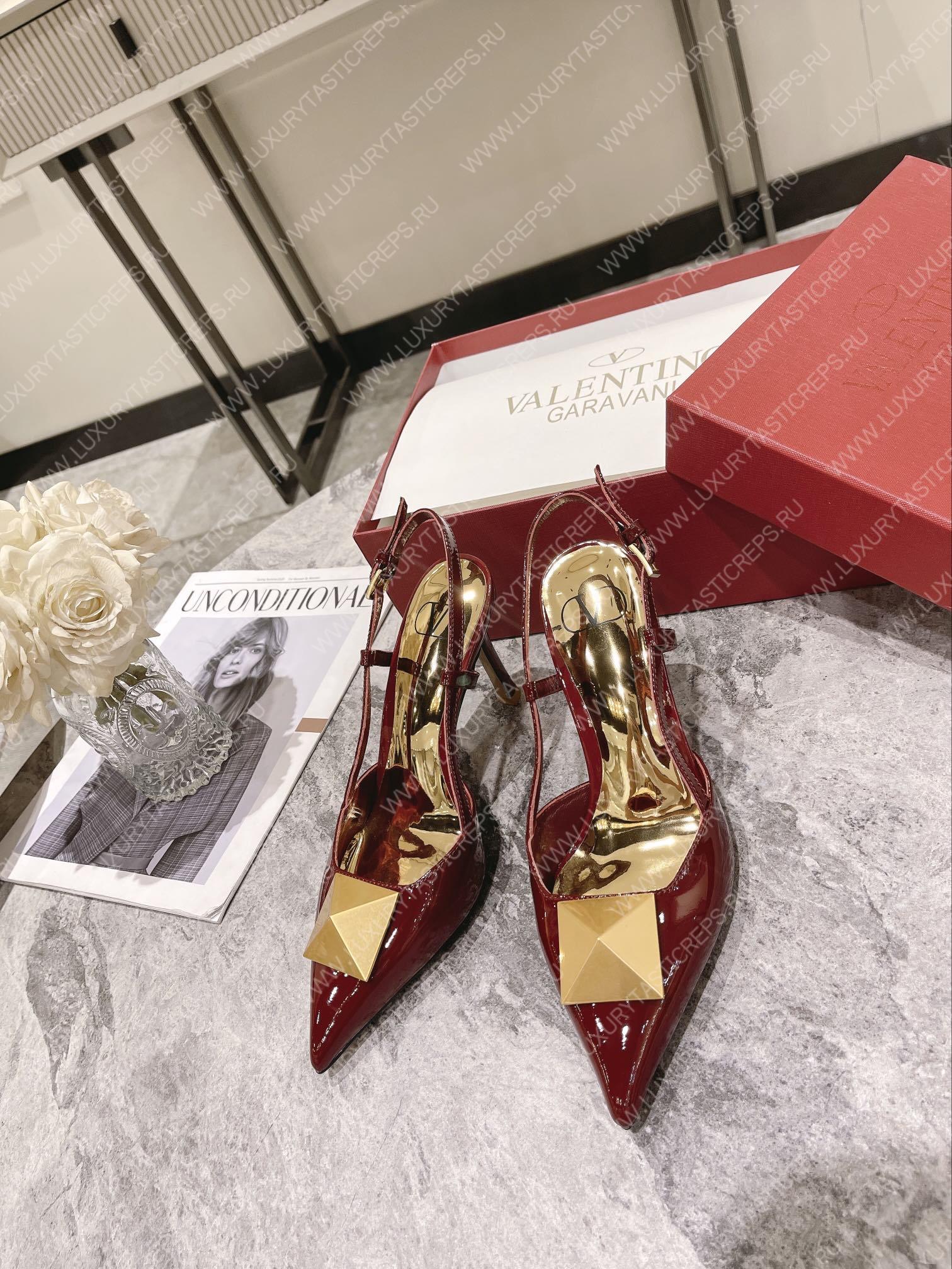 VALENTINO SLINGBACK RED WS0R01TMK