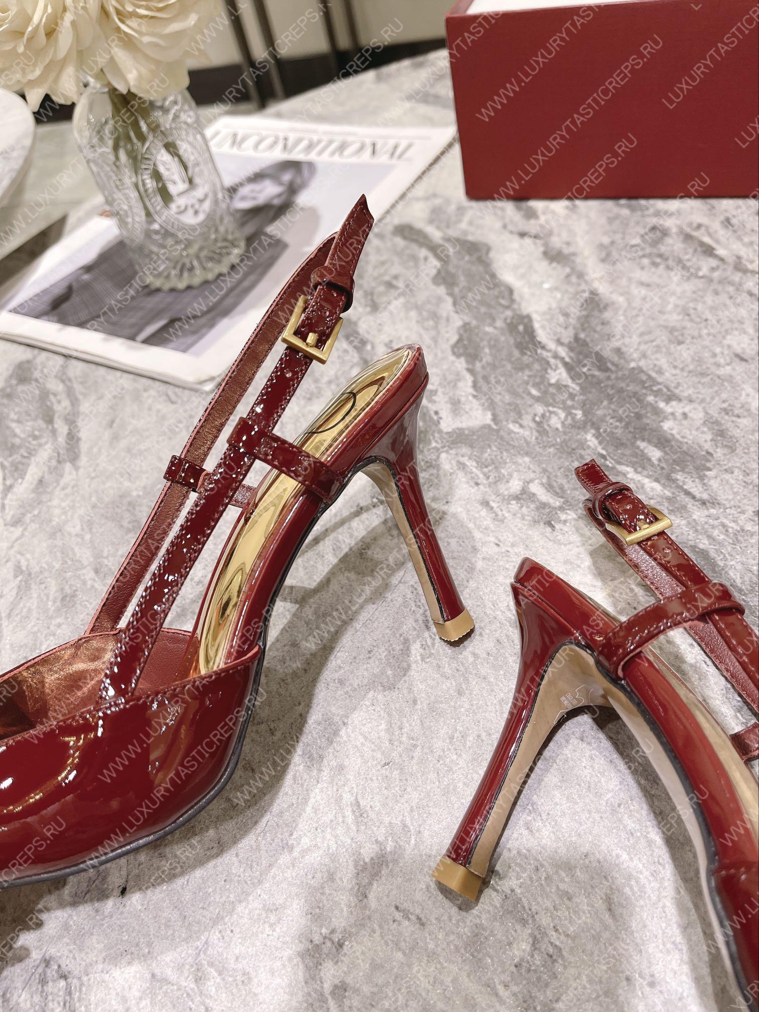 VALENTINO SLINGBACK RED WS0R01TMK