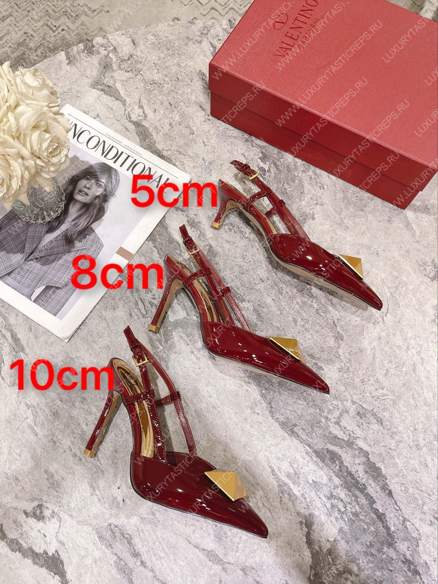 VALENTINO SLINGBACK RED WS0R01TMK