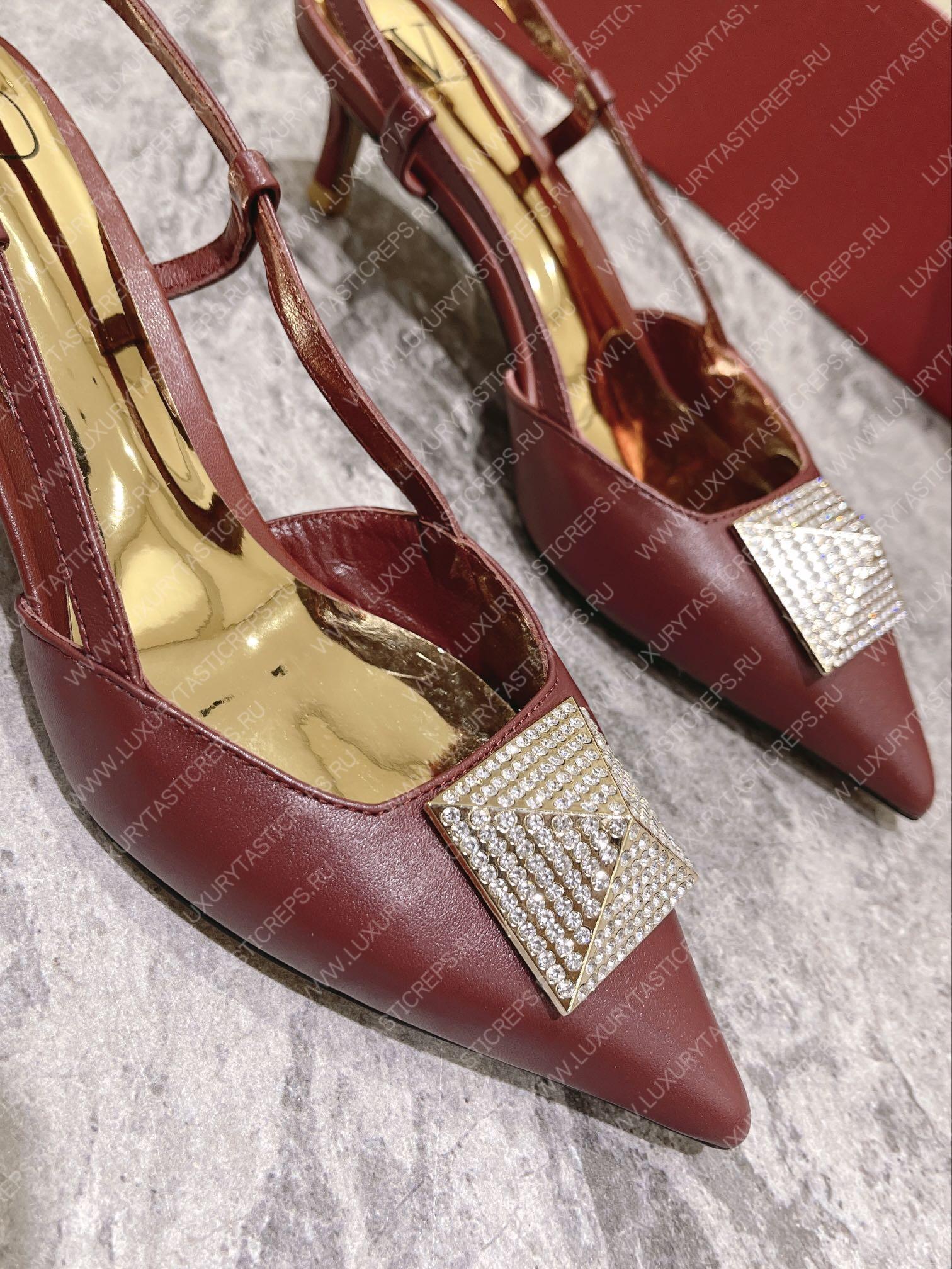 VALENTINO SLINGBACK ROSSO VALENTINO WS0R01TMK
