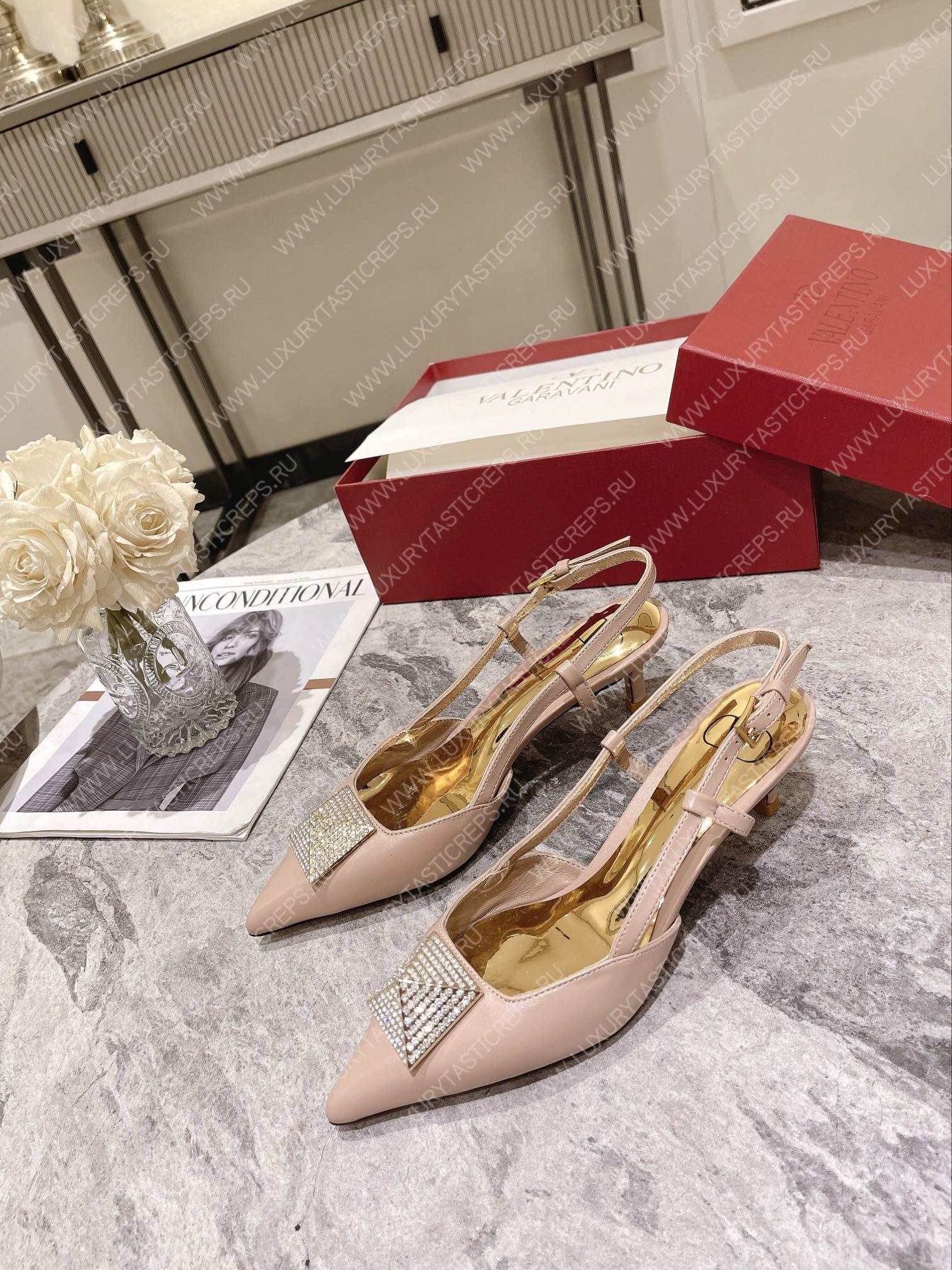 VALENTINO SLINGBACK ROSE CANNELLE WS0R01TMK