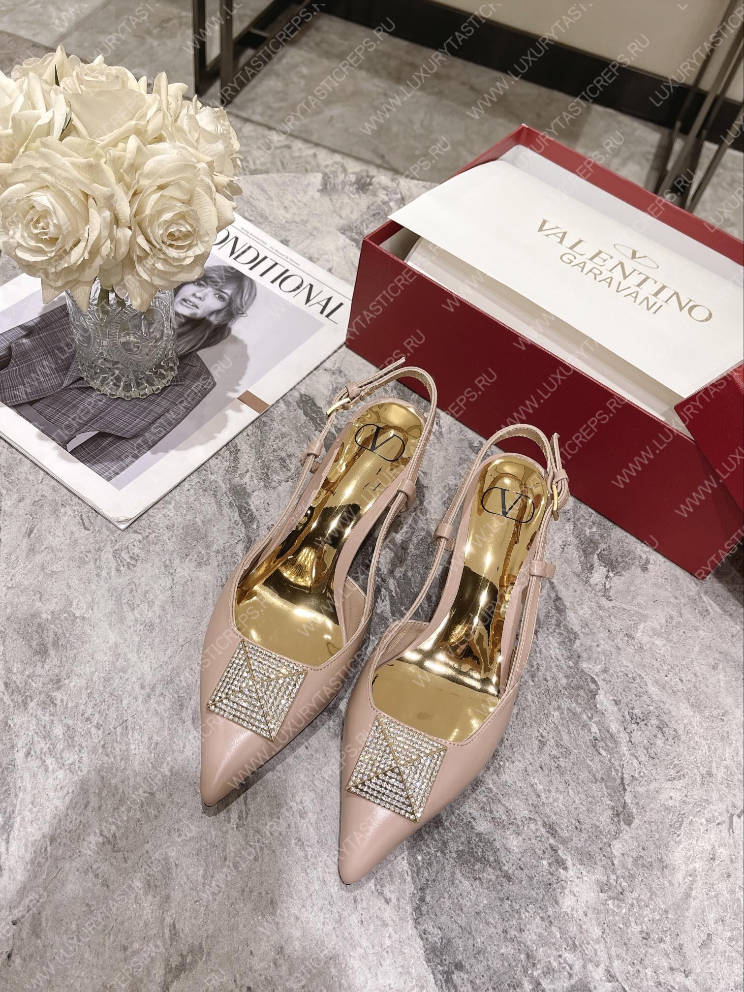 VALENTINO SLINGBACK ROSE CANNELLE WS0R01TMK
