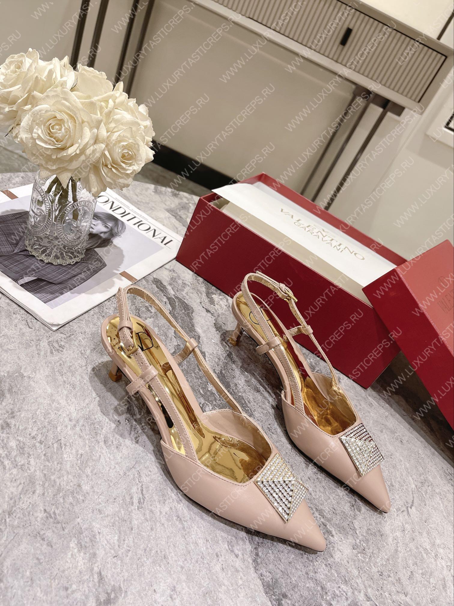 VALENTINO SLINGBACK ROSE CANNELLE WS0R01TMK