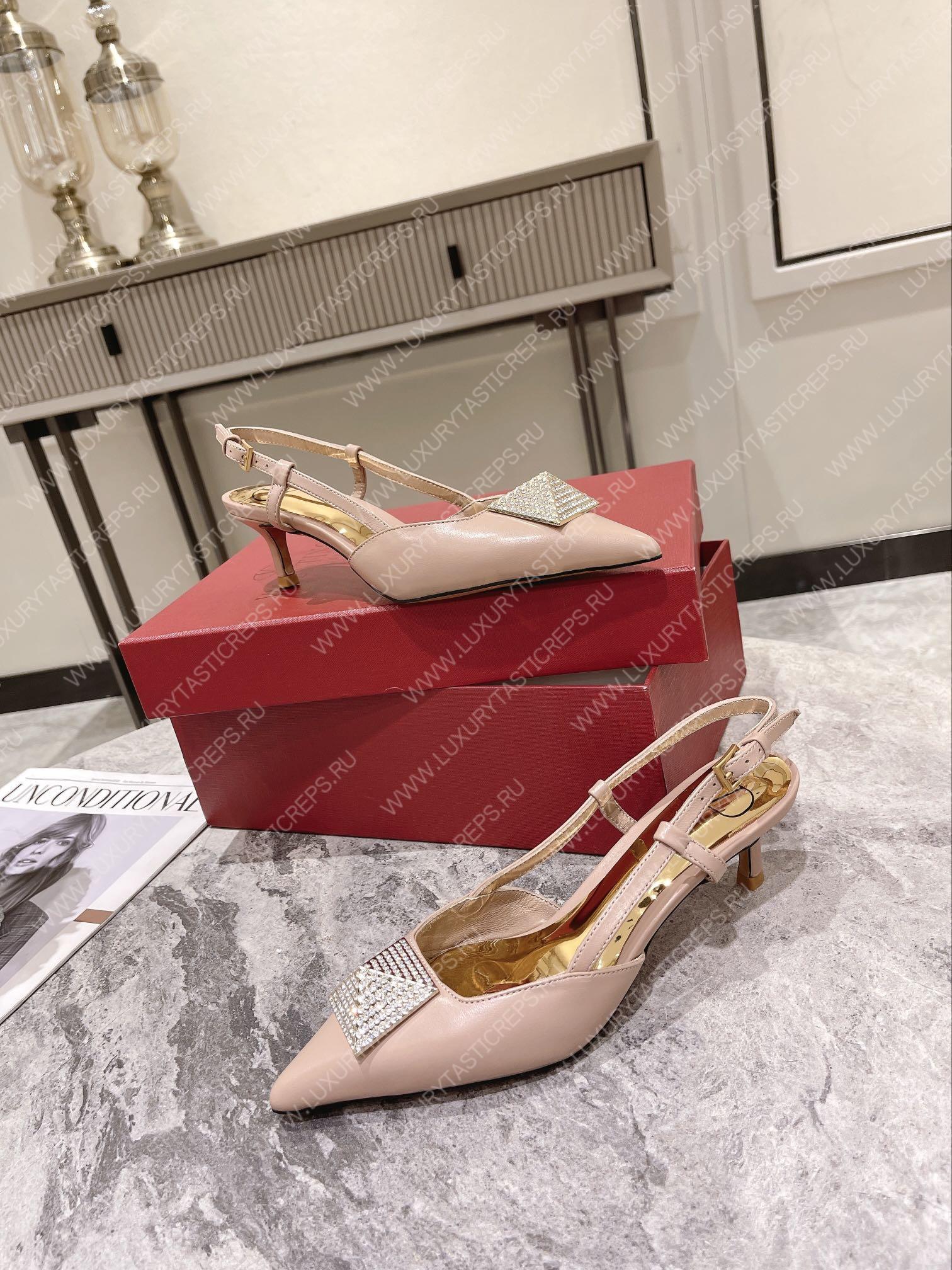 VALENTINO SLINGBACK ROSE CANNELLE WS0R01TMK