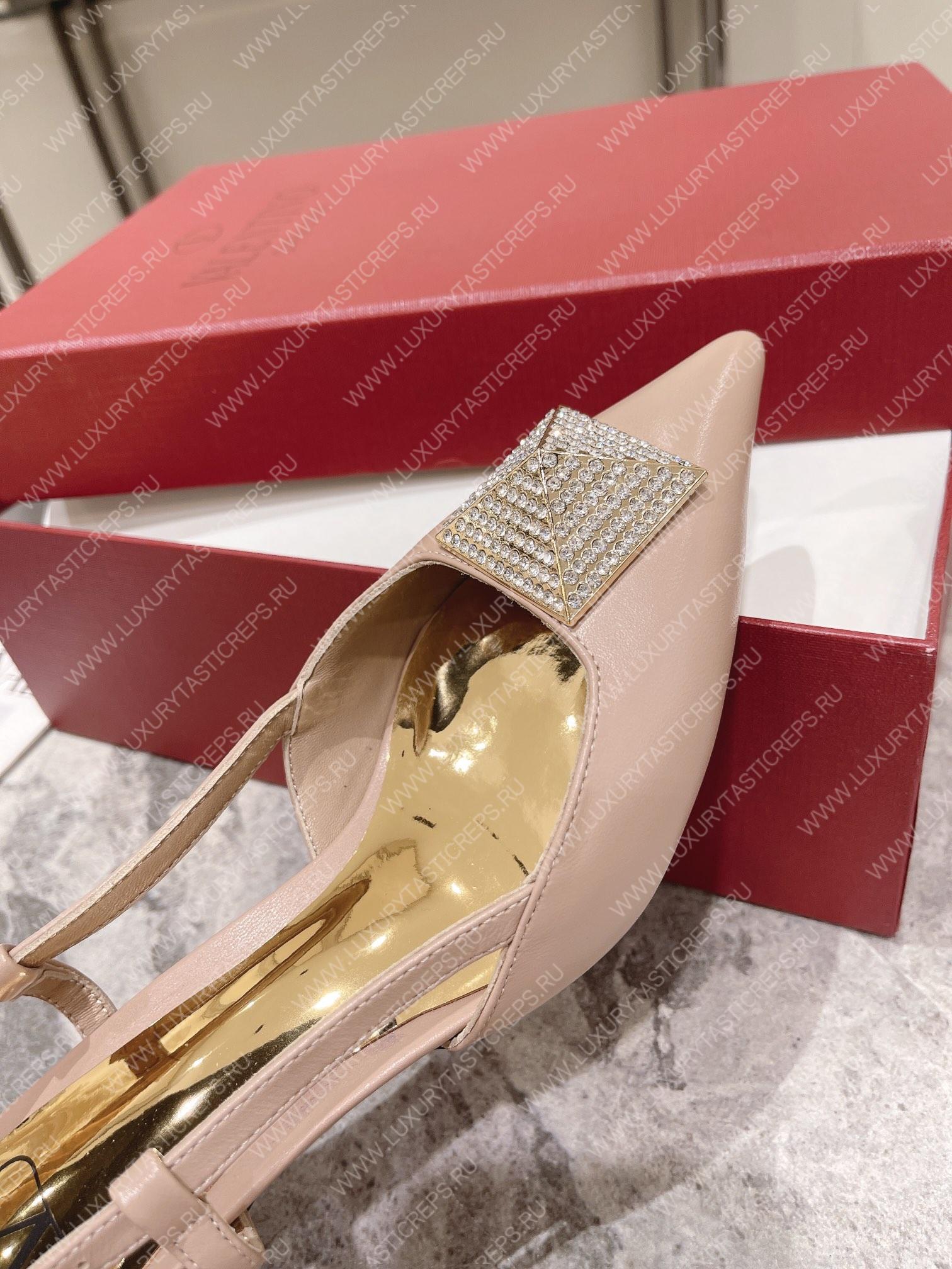 VALENTINO SLINGBACK ROSE CANNELLE WS0R01TMK