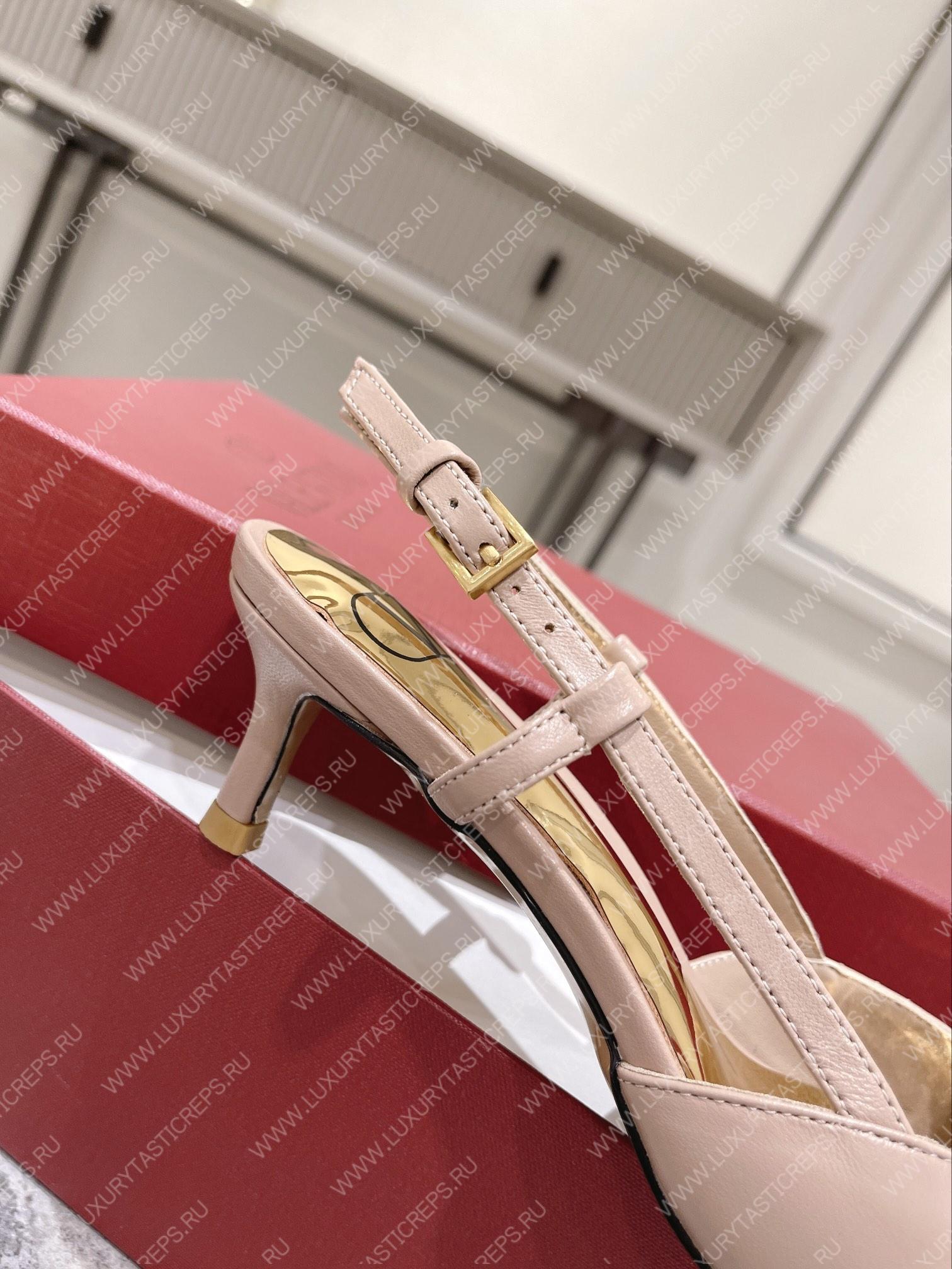 VALENTINO SLINGBACK ROSE CANNELLE WS0R01TMK