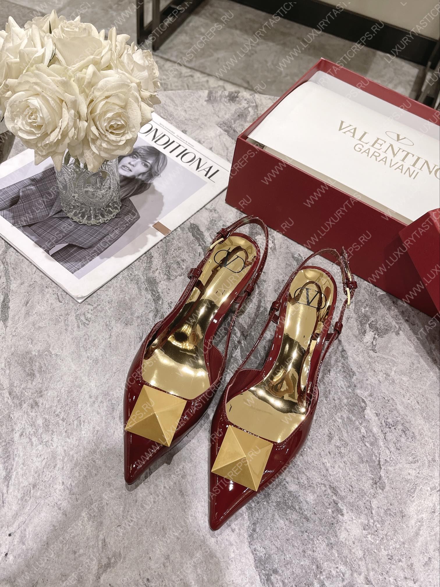 VALENTINO SLINGBACK CHERRY WS0R01TMK