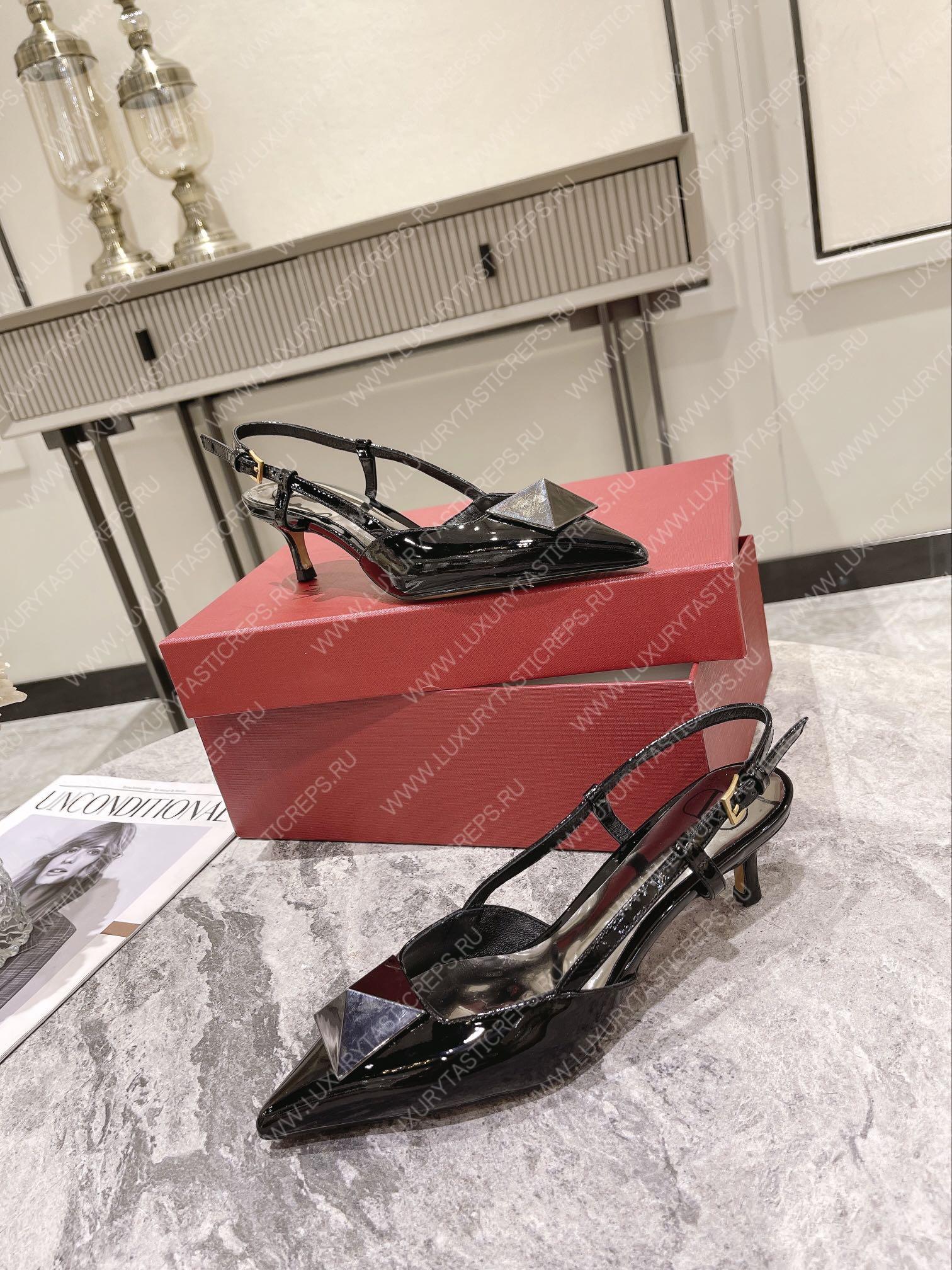 VALENTINO SLINGBACK BLACK WS0R01TMK