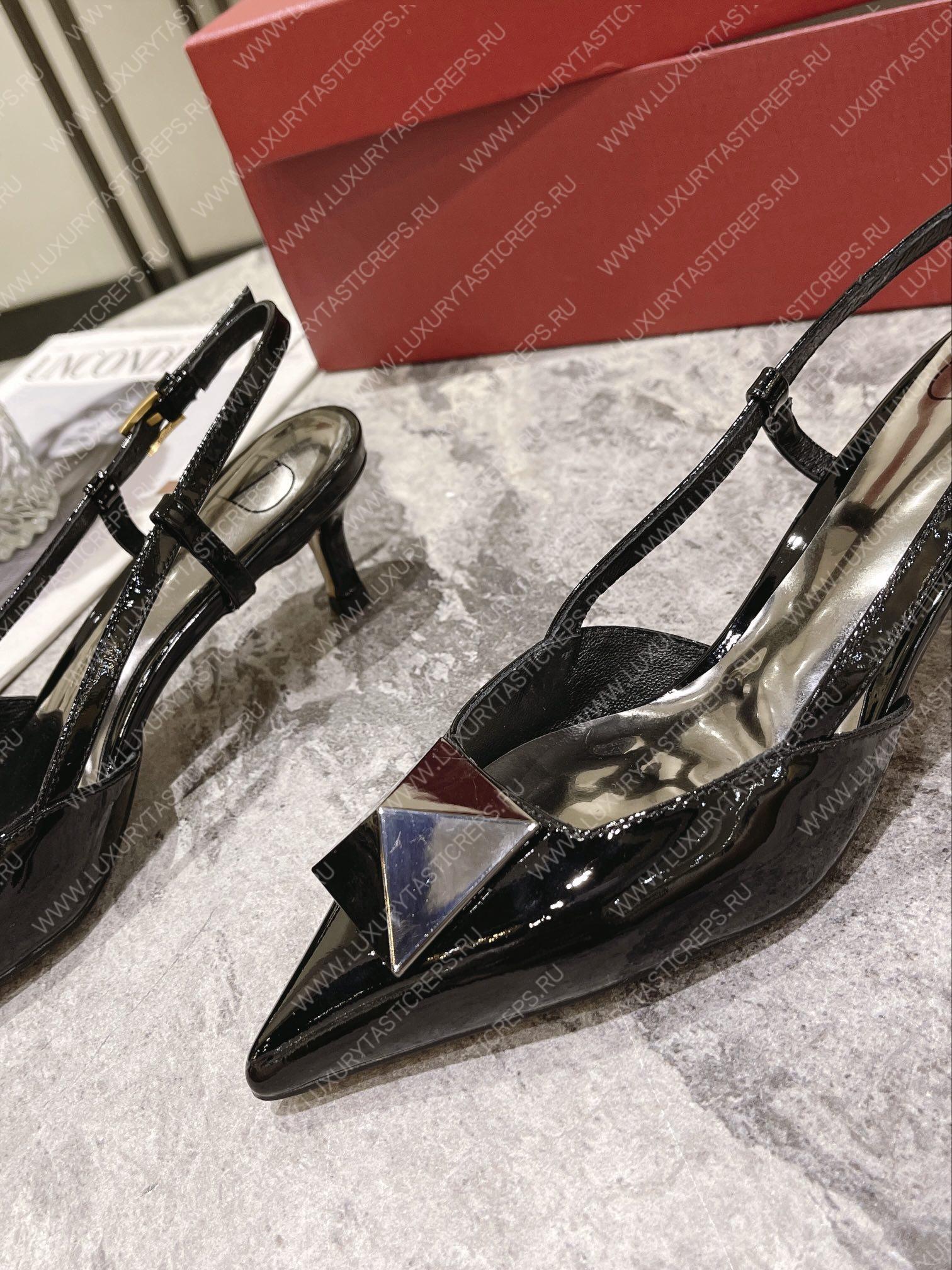 VALENTINO SLINGBACK BLACK WS0R01TMK