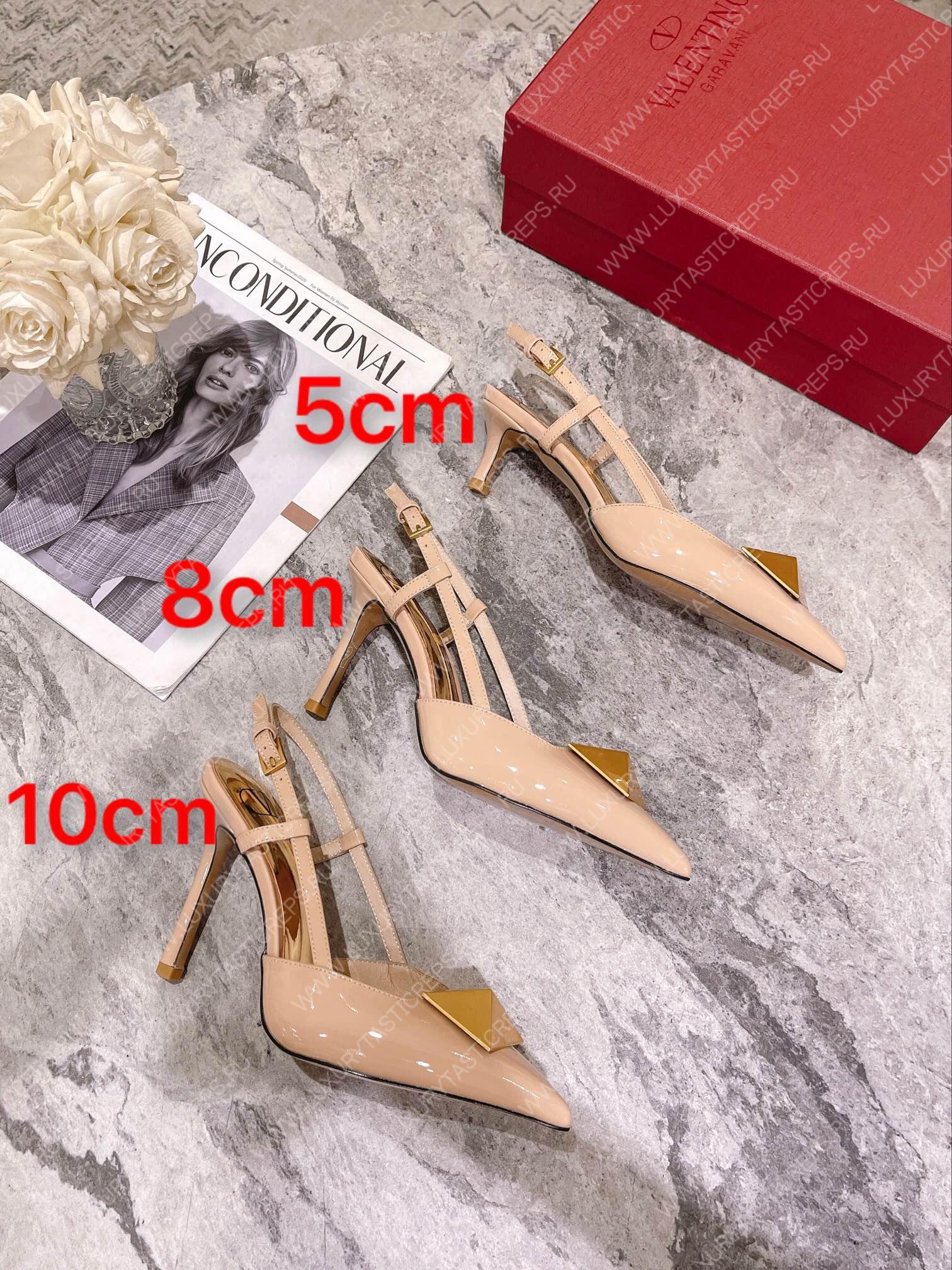 VALENTINO SLINGBACK ROSE CANNELLE WS0R01TMK