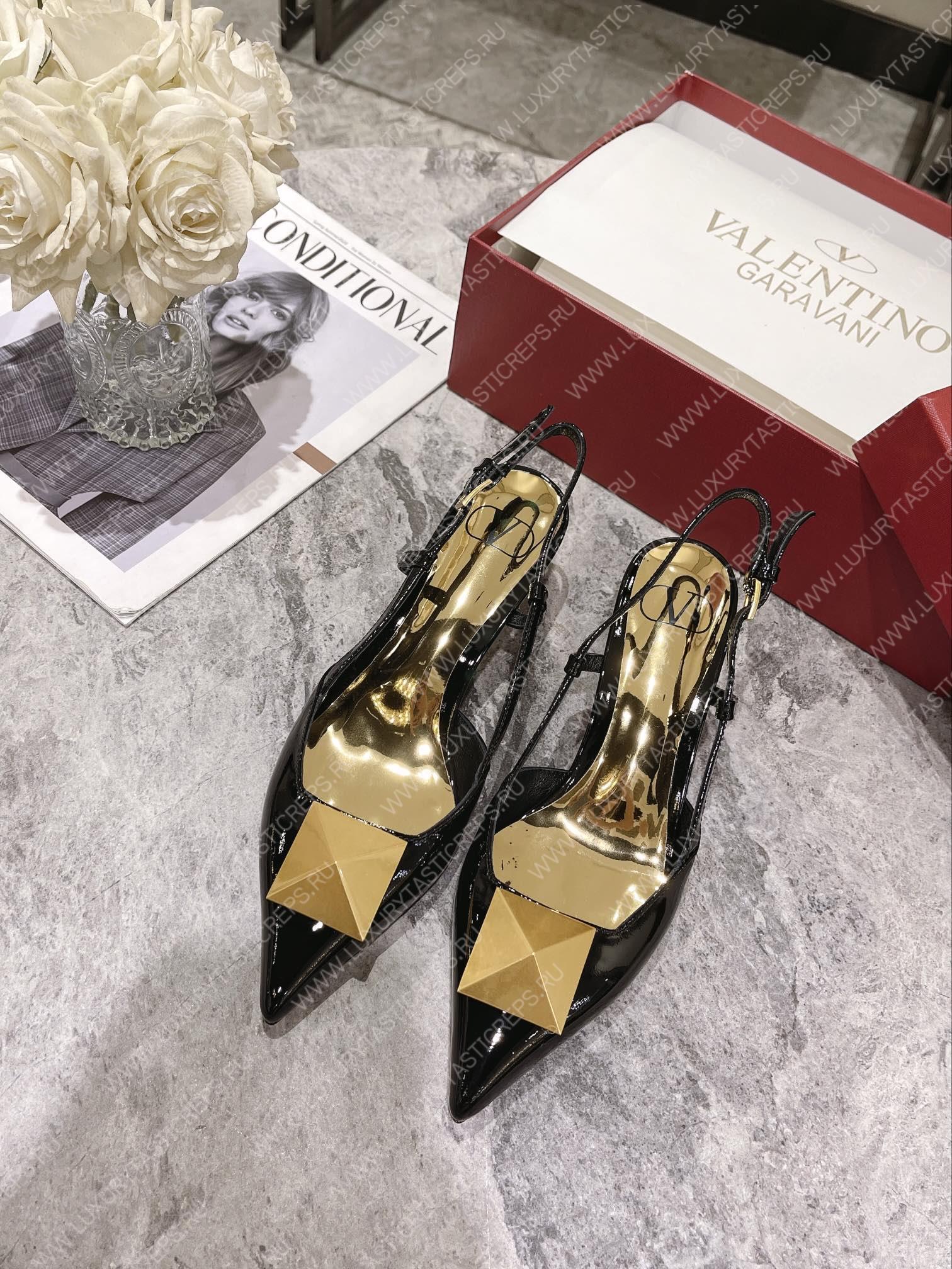 VALENTINO SLINGBACK BLACK WS0R01TMK