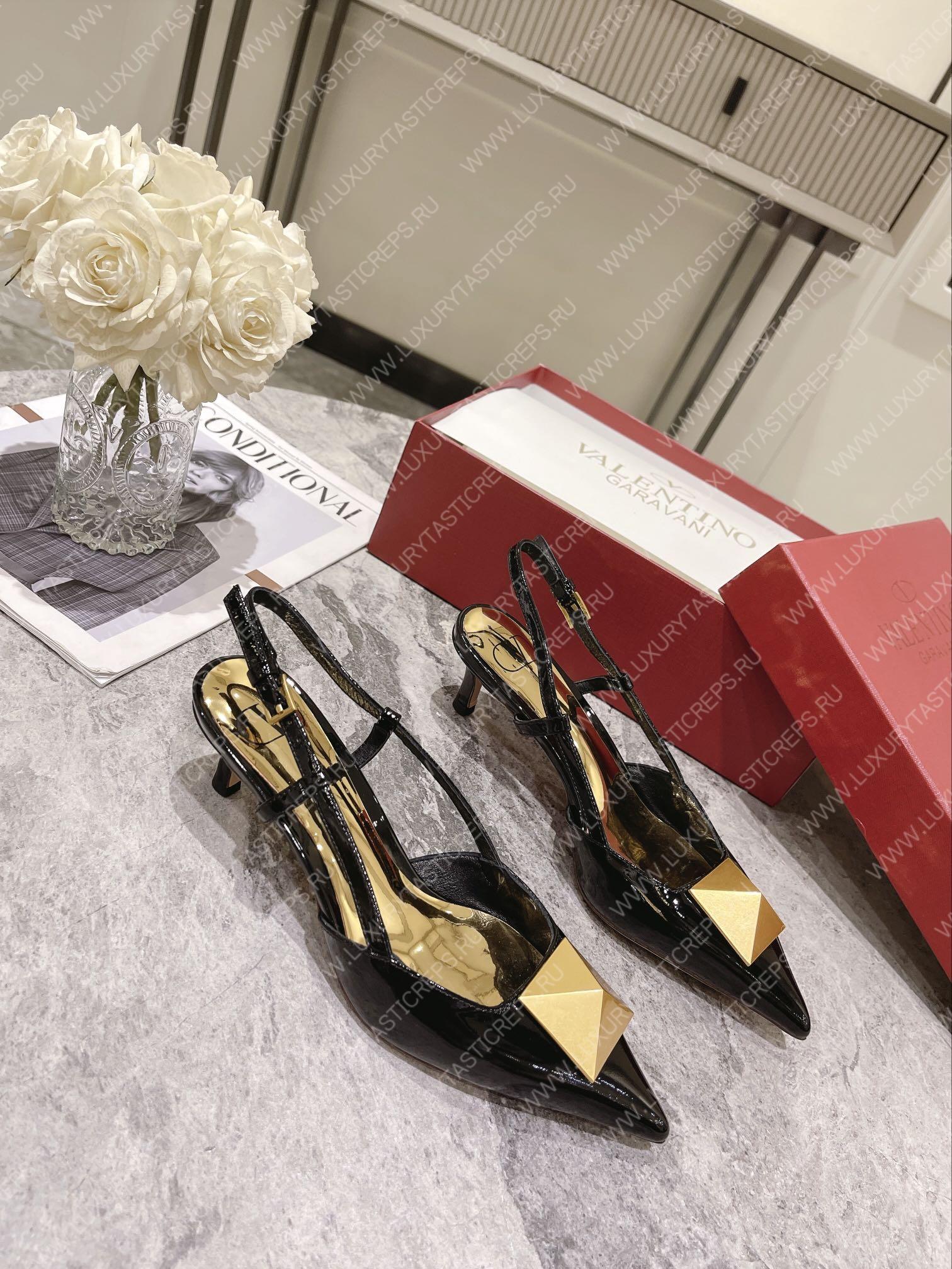VALENTINO SLINGBACK BLACK WS0R01TMK