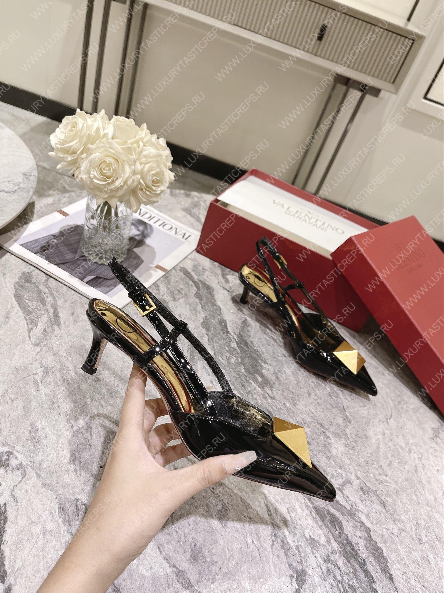 VALENTINO SLINGBACK BLACK WS0R01TMK