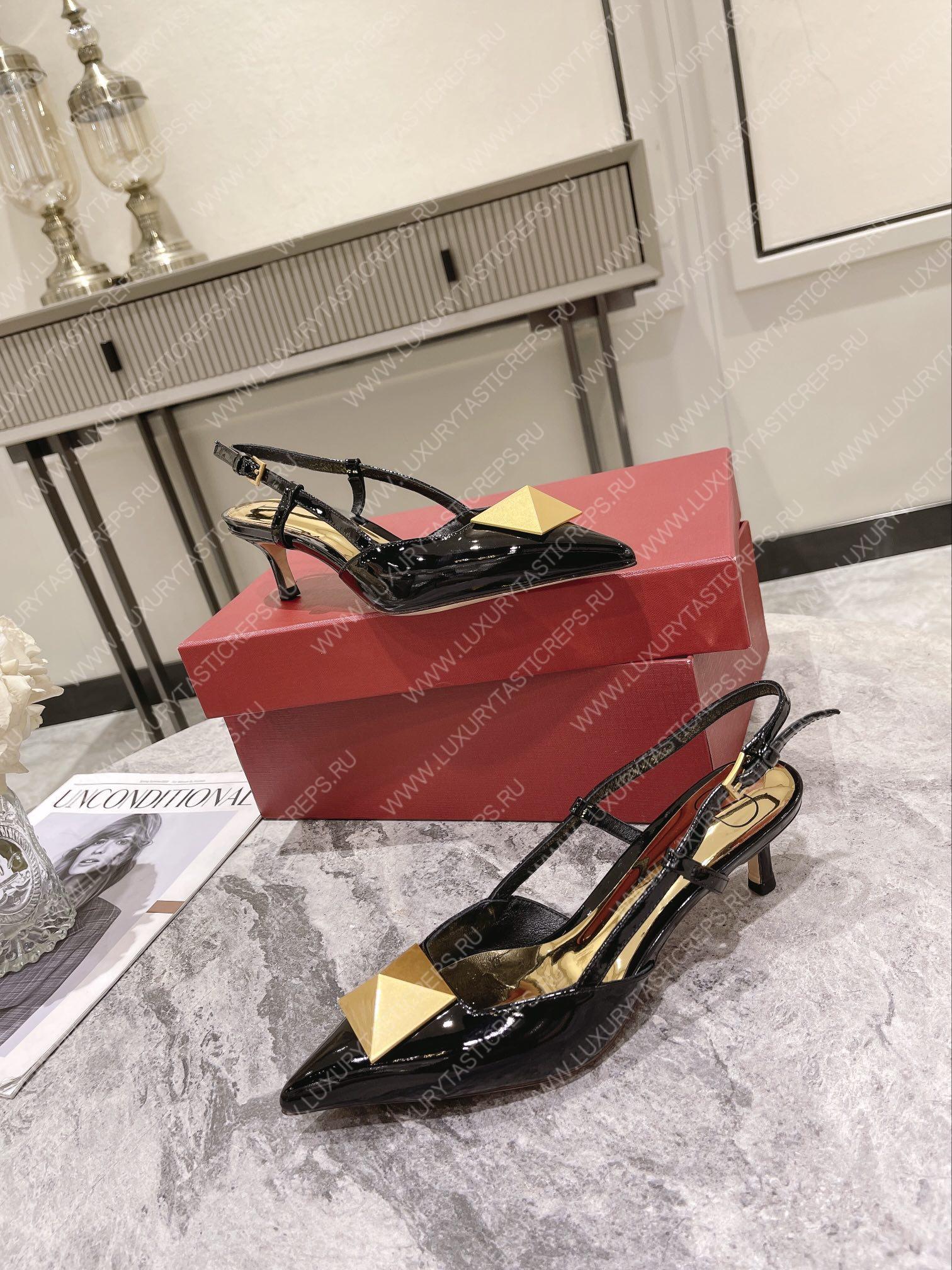 VALENTINO SLINGBACK BLACK WS0R01TMK