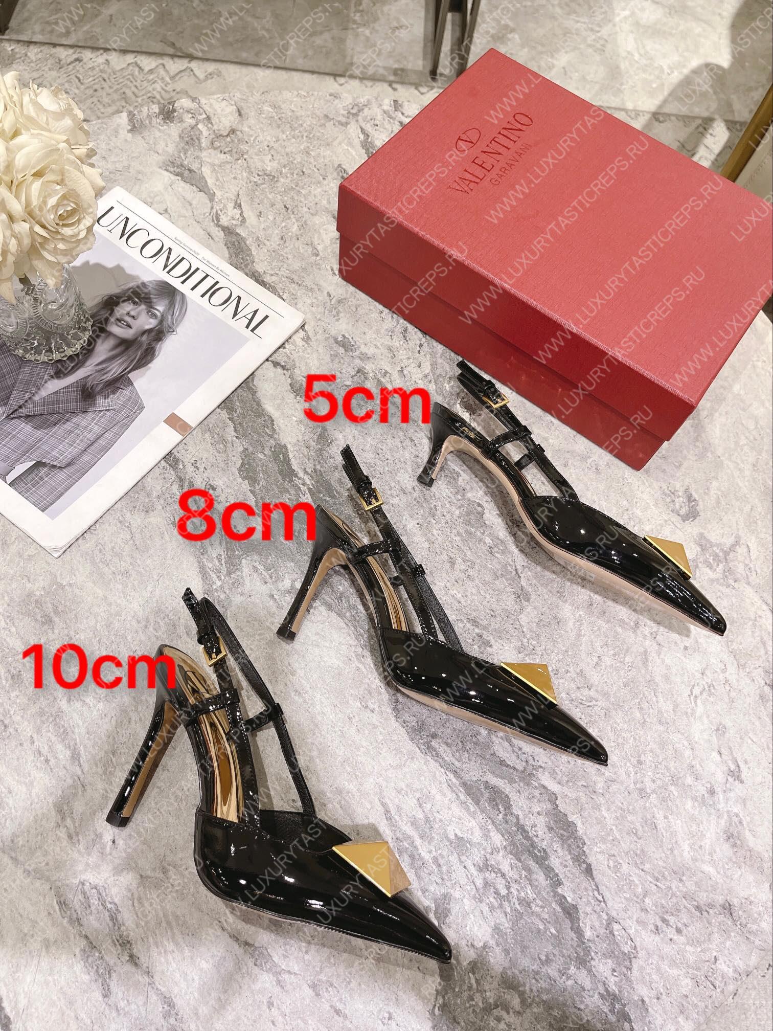 VALENTINO SLINGBACK BLACK WS0R01TMK