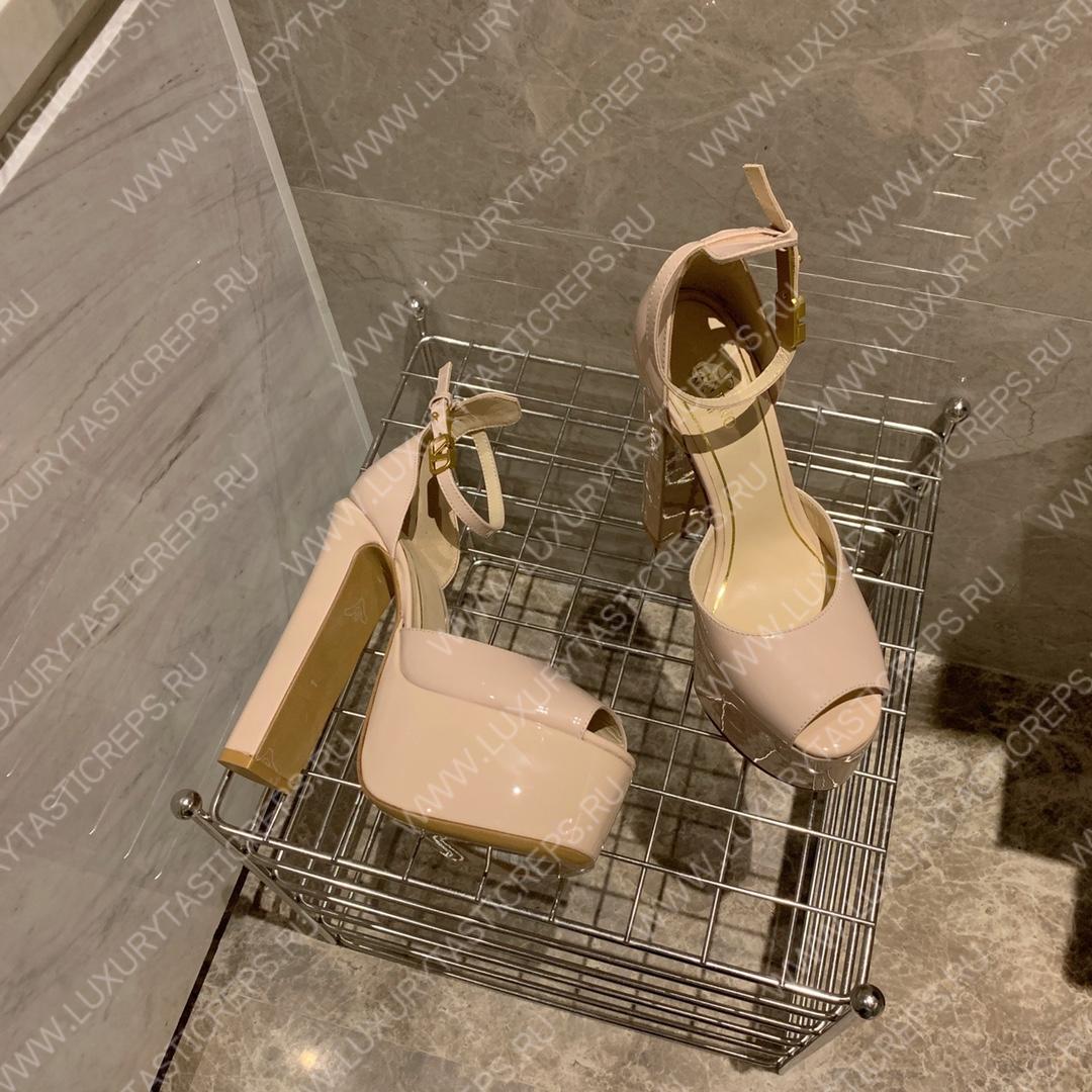 VALENTINO TAN-GO PLATFORM SANDAL FAWN 1W2S0FE0VNE_I16