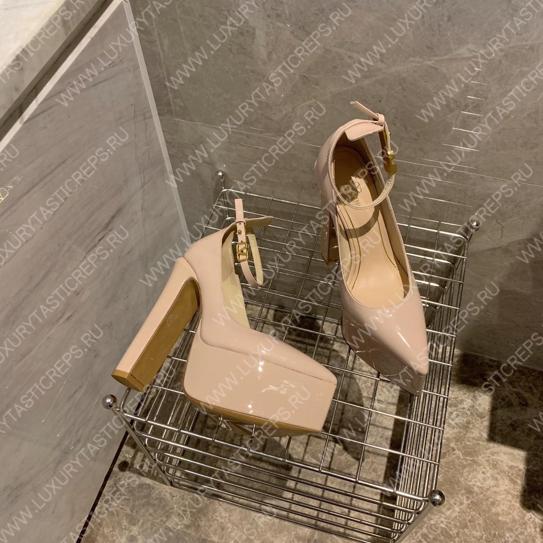 VALENTINO TAN-GO PLATFORM PUMP FAWN WS0DQ3VNE_0NO