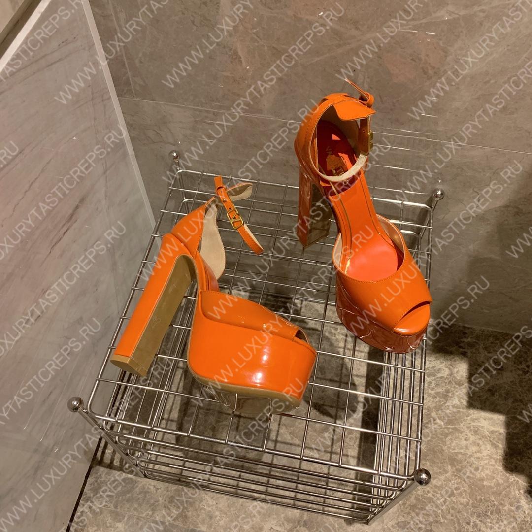 VALENTINO TAN-GO PLATFORM SANDAL ORANGE 1W2S0FE0VNE_I16