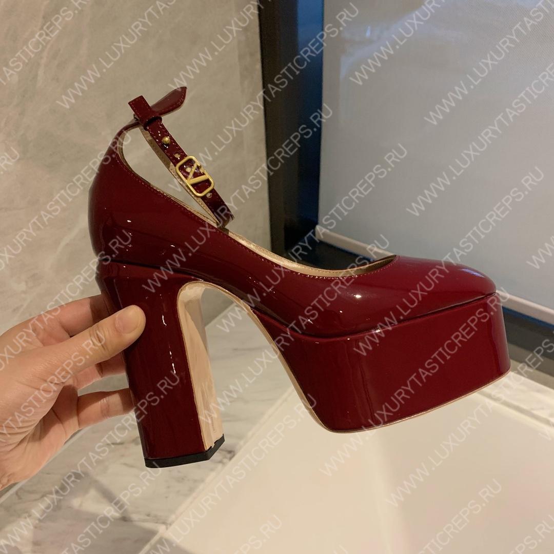 VALENTINO TAN-GO PLATFORM PUMP RED WS0DQ3VNE_0NO