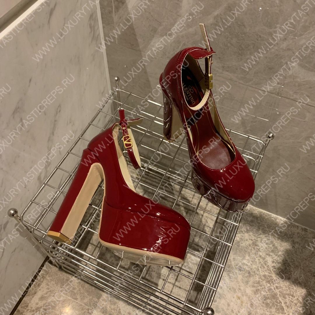 VALENTINO TAN-GO PLATFORM PUMP RED WS0DQ3VNE_0NO