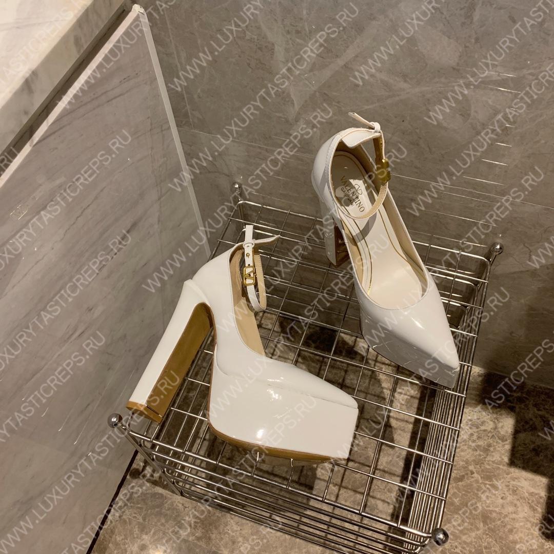 VALENTINO TAN-GO PLATFORM PUMP WHITE WS0DQ3VNE_0NO
