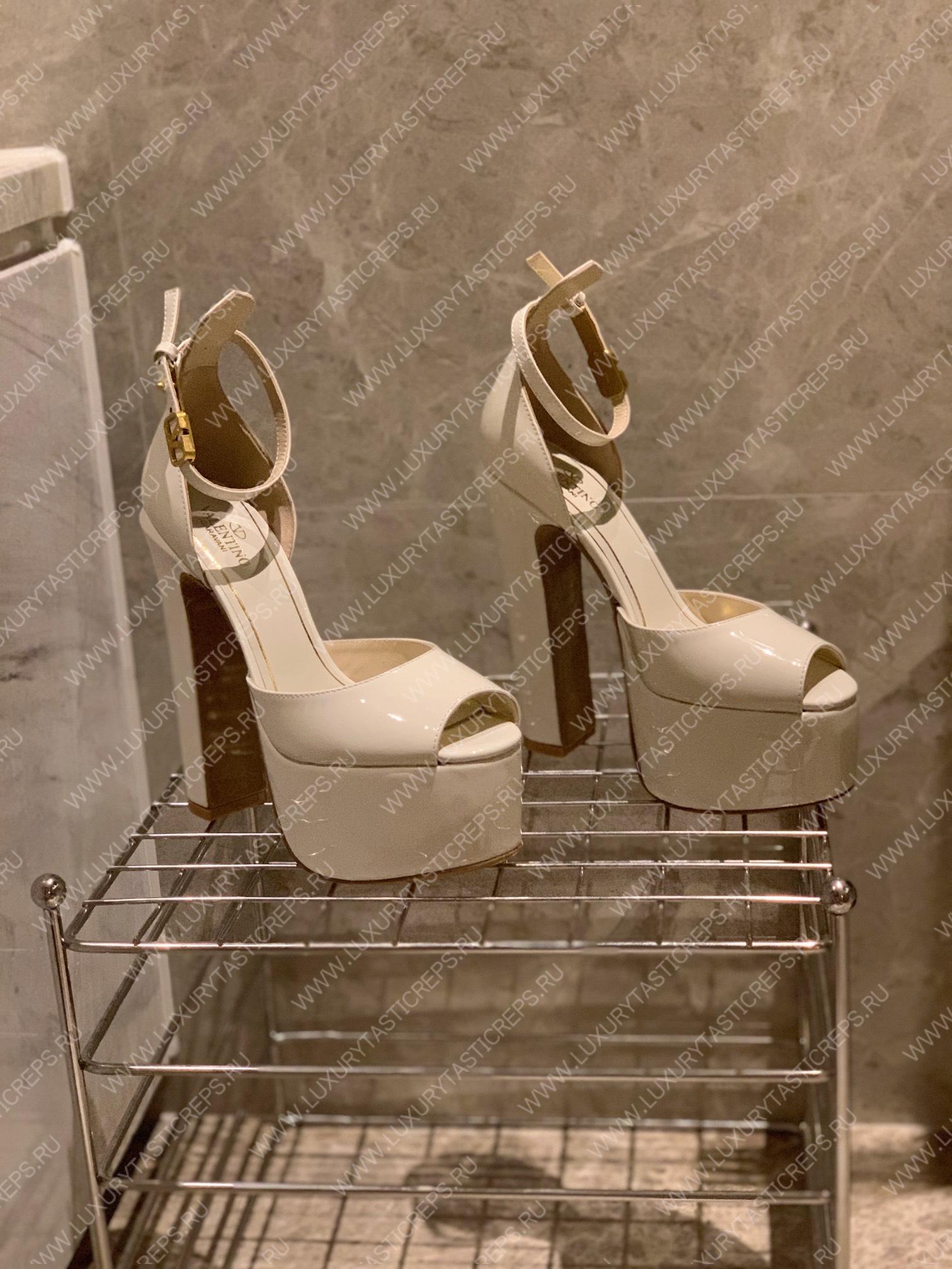 VALENTINO TAN-GO PLATFORM SANDAL OFF WHITE 1W2S0FE0VNE_I16