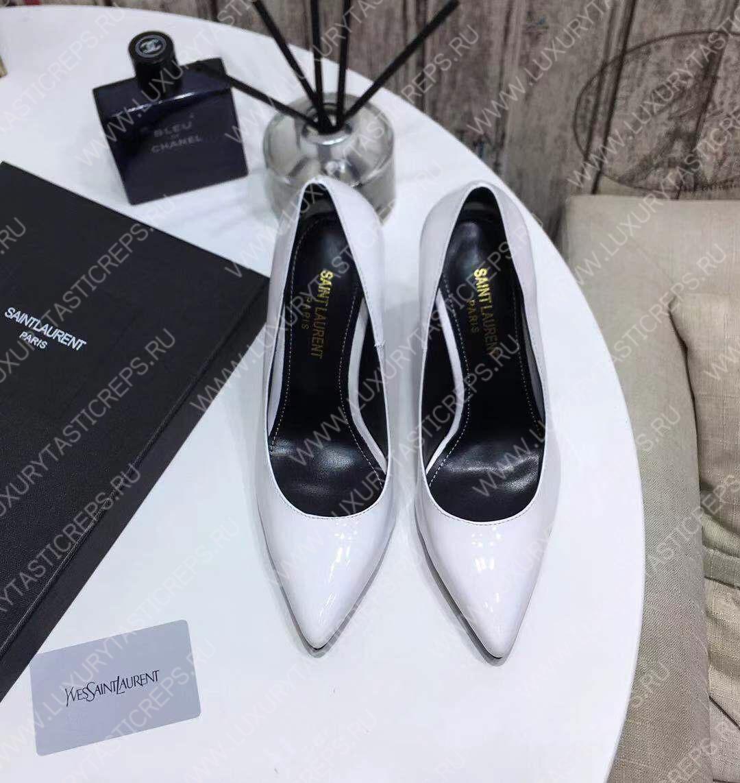 YVES SAINT LAURENT OPYUM PUMPS WHITE 4720110NPVV1000
