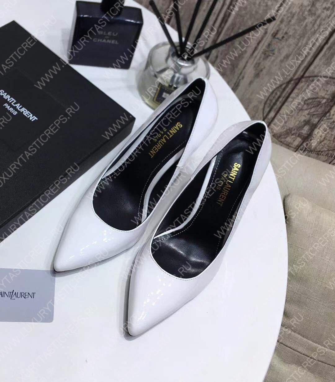 YVES SAINT LAURENT OPYUM PUMPS WHITE 4720110NPVV1000