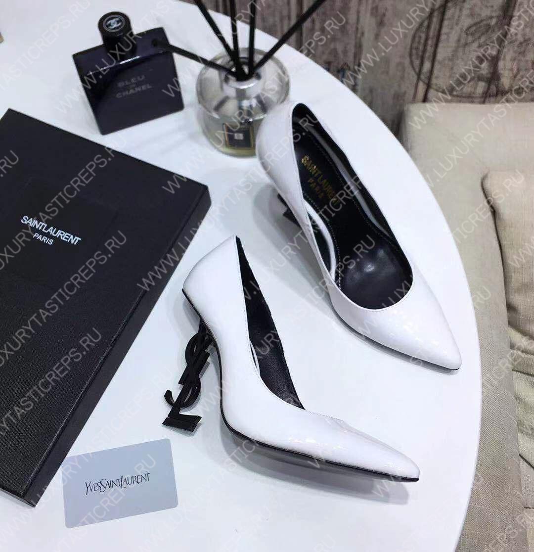 YVES SAINT LAURENT OPYUM PUMPS WHITE 4720110NPVV1000